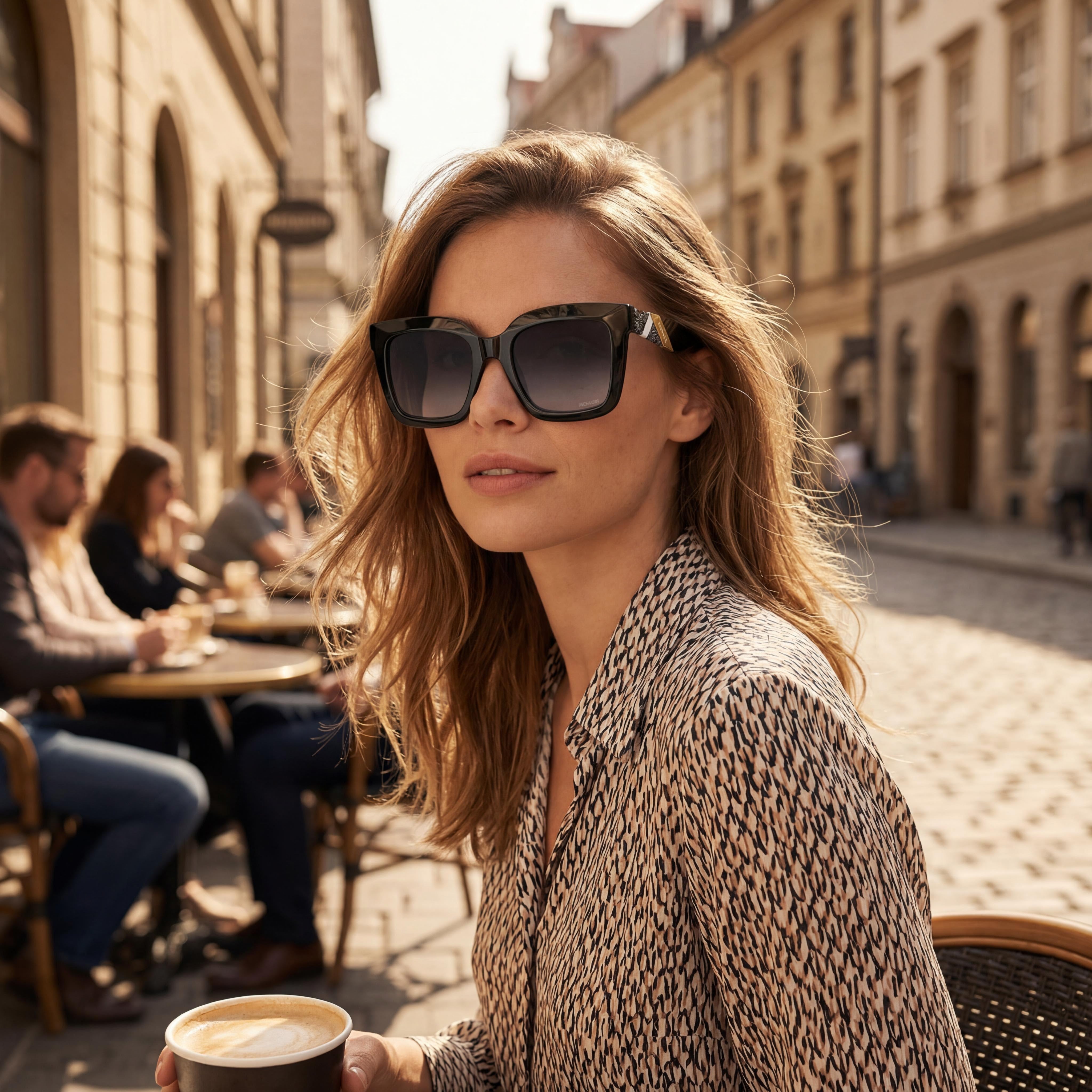 Gafas de sol M Missoni MIS 0192/S para mujer con montura de acetato color ciruela rosa, efecto doble tono, con lentes rosas efecto doble tono de 52 mm, Photo 6