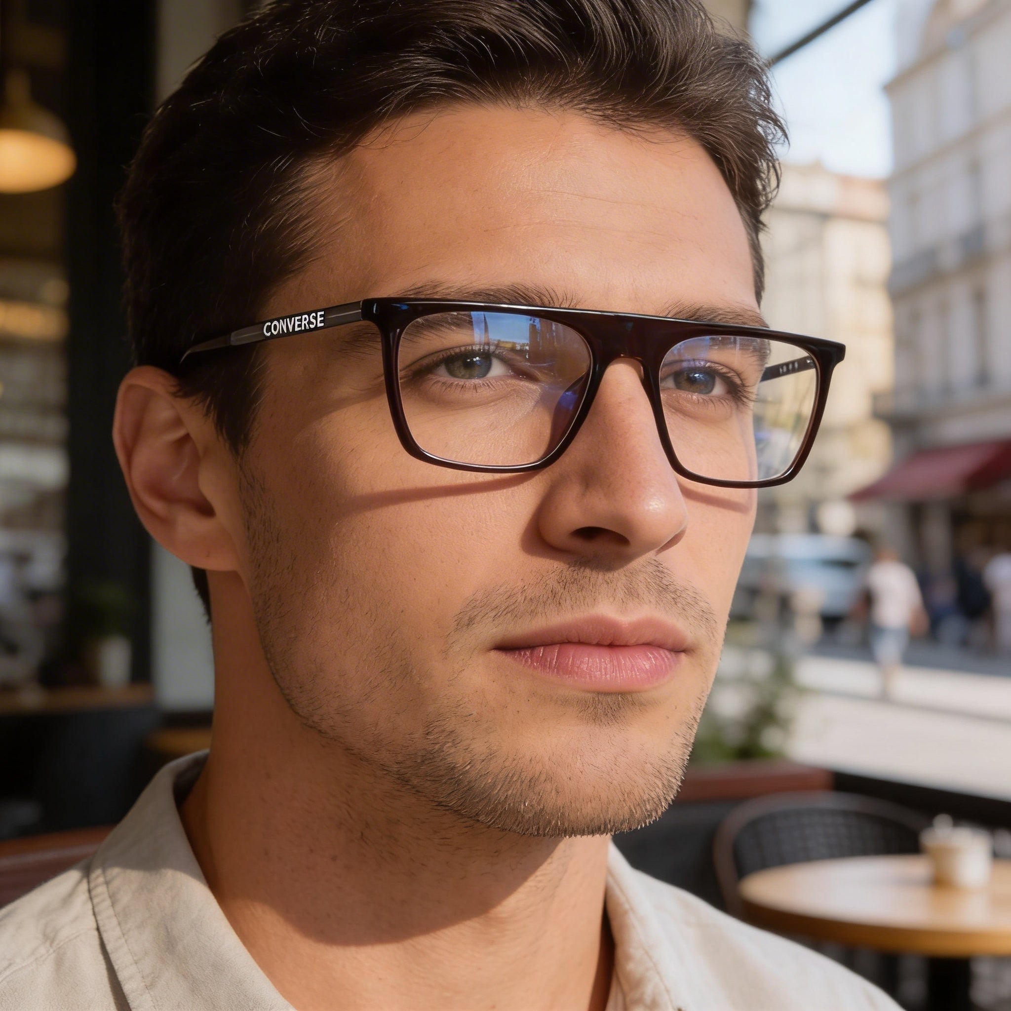 Armazones oftálmicos Converse Cv8009 de cristal Bloodstone para hombre con lentes de 53 mm, puente de 17 mm y patilla de 145 mm, Photo 5