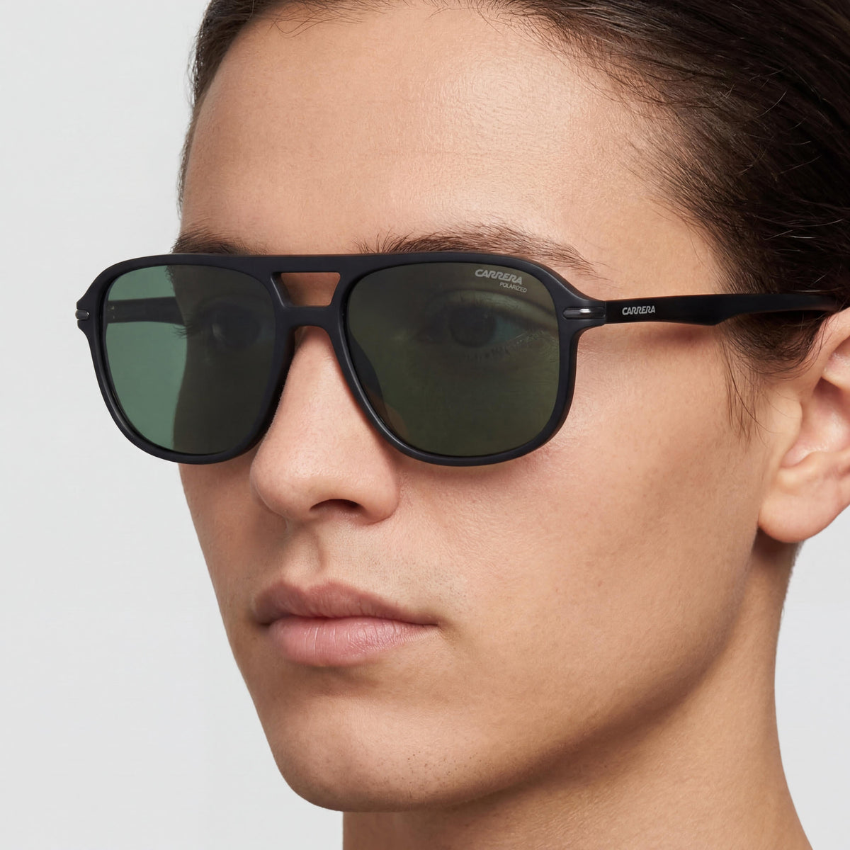 Carrera 279/S Unisex Injection Propionate Polarized Sunglasses Matte Black Green 100% UV 56mm, Photo 3