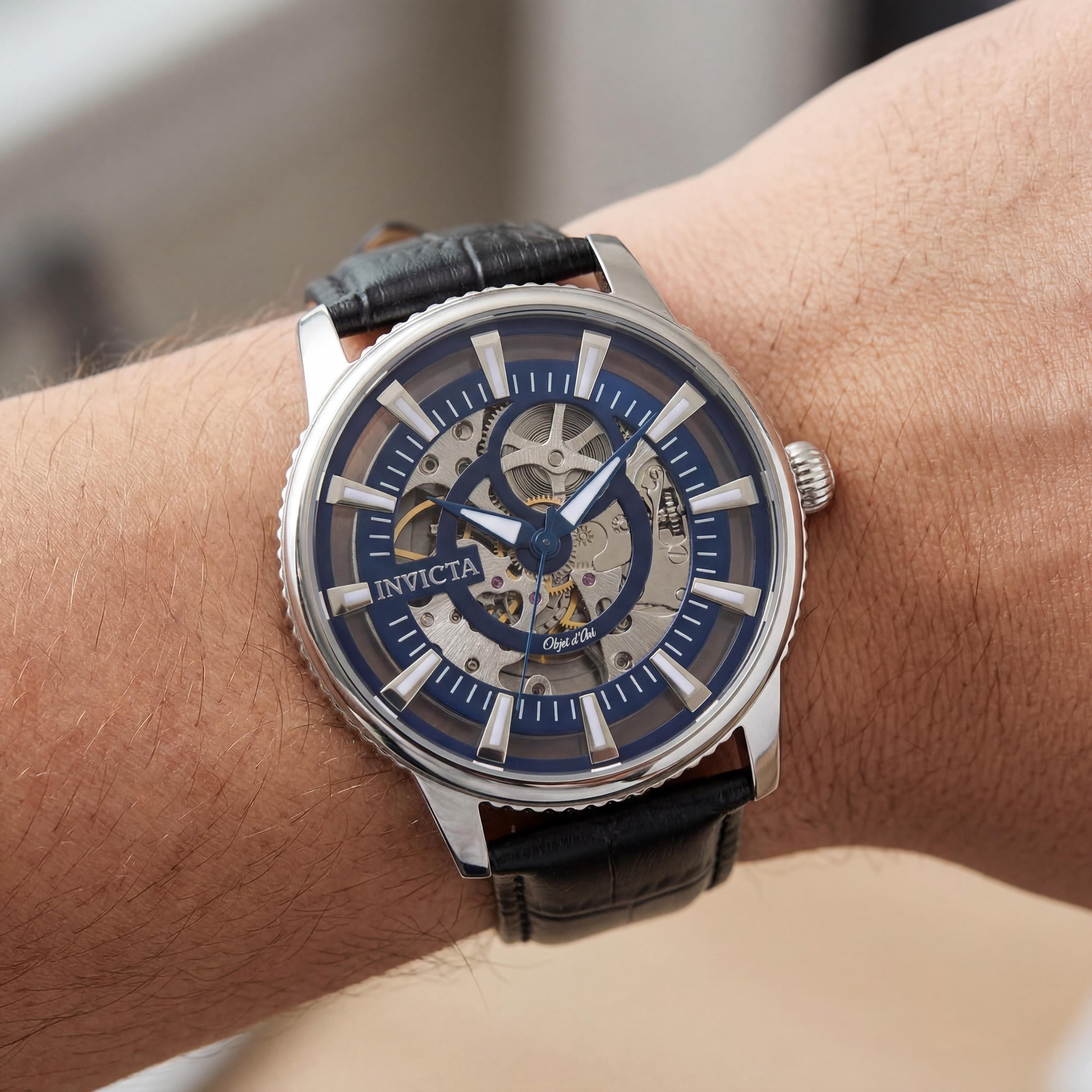 Invicta 22640 Men's Silver/Blue Automatic Watch, 42mm, Photo 3