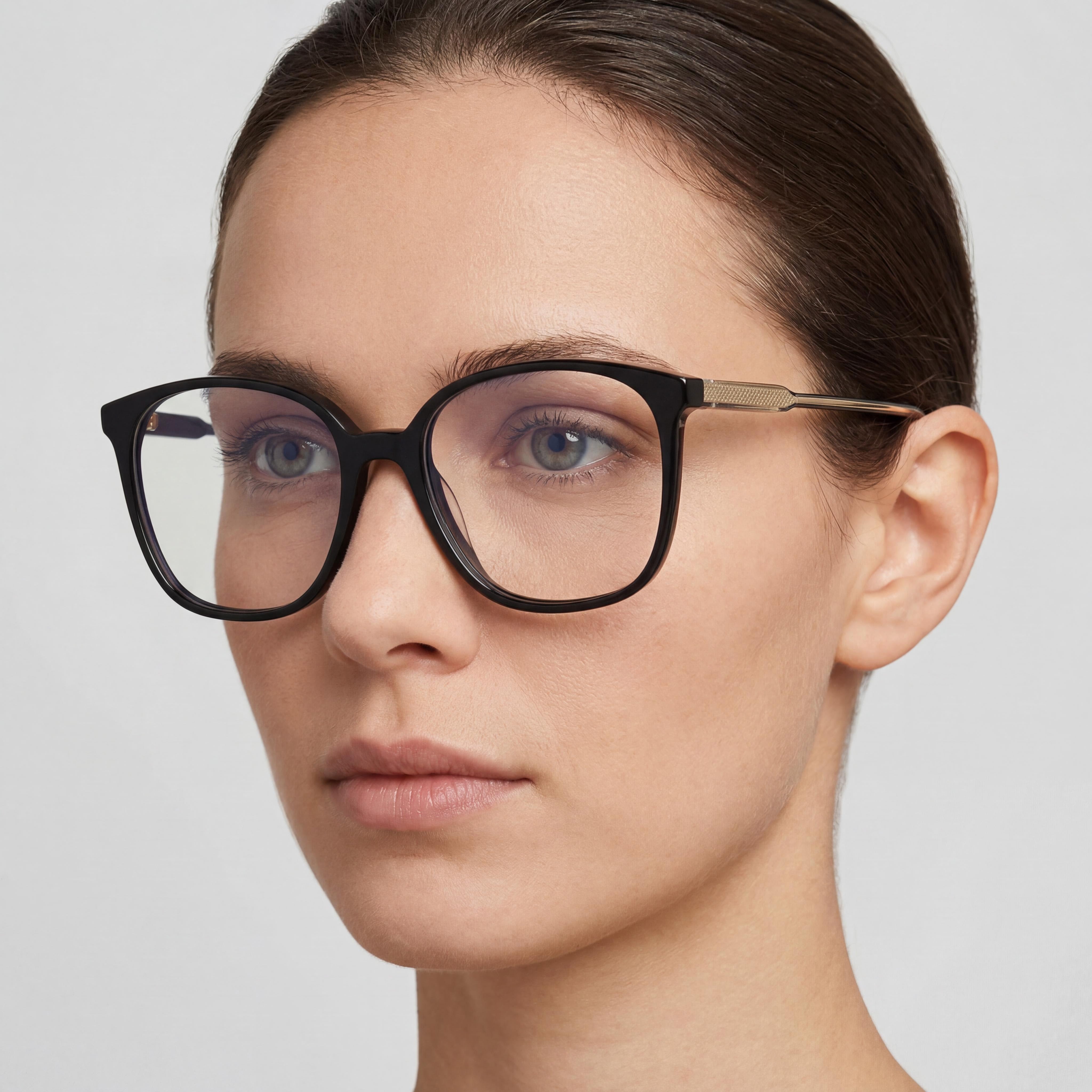 Victoria Beckham Women's Modern Black Metal Frame Polarized Sunglasses with Black Polycarbonate Lenses 55mm Lens Width, Photo 4