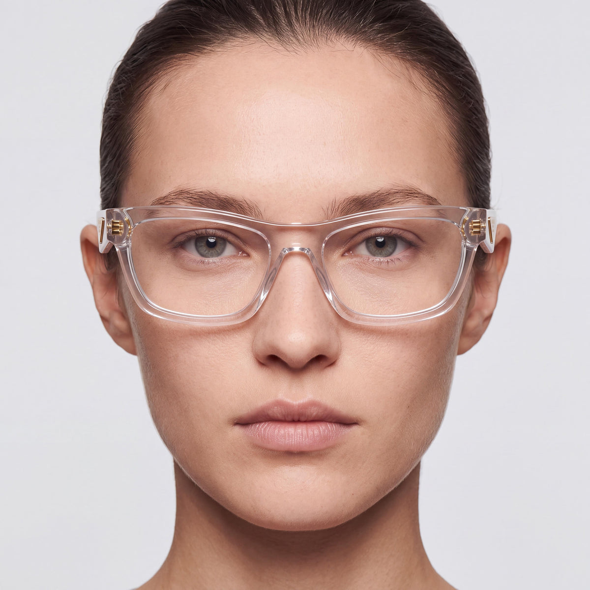 Gafas graduadas unisex Prada Classic de lujo con montura de carey y lentes de demostración transparentes, listas para graduar, Photo 5