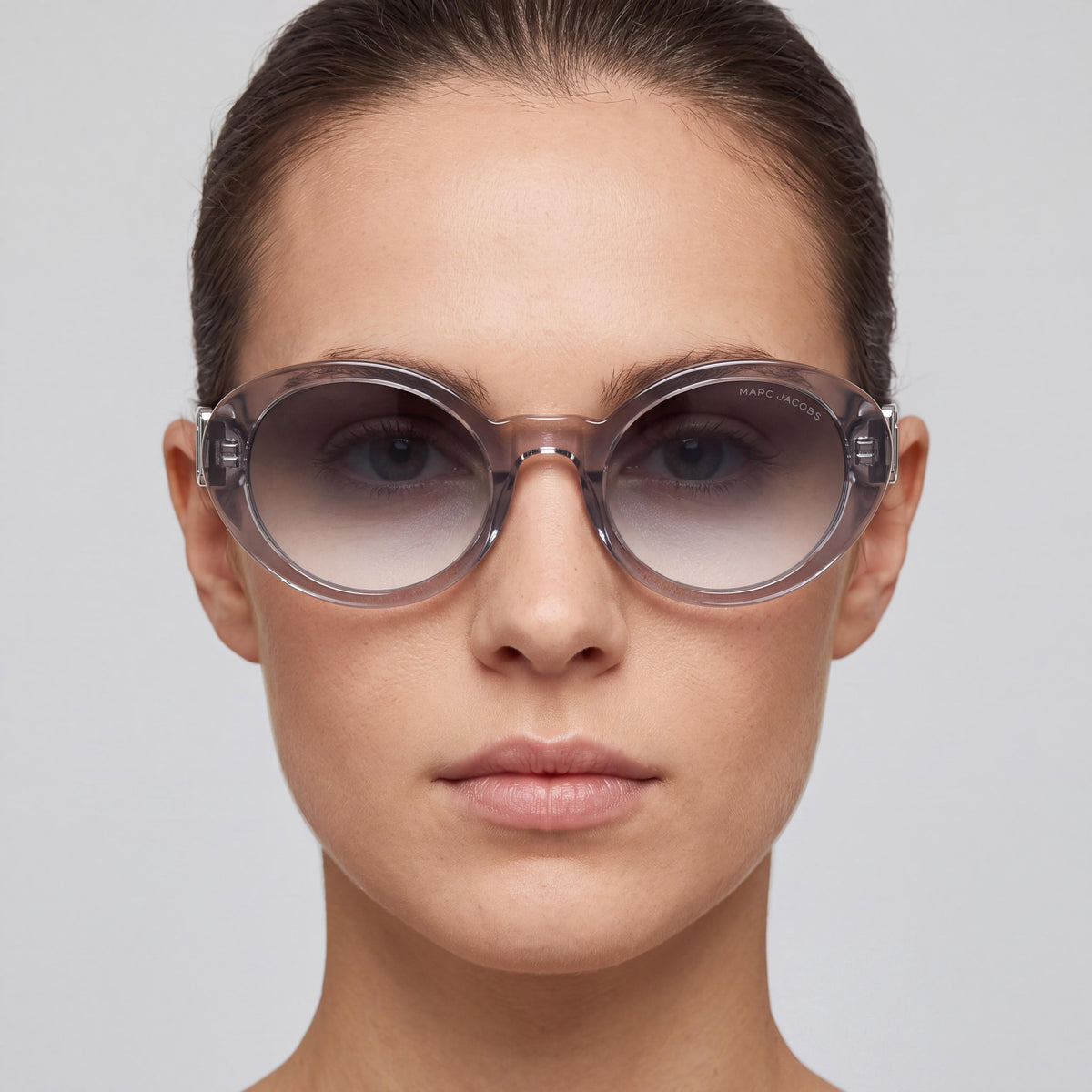 Marc Jacobs 792/F/S Women's Oval Acetate Non Polarized Sunglasses Havana/Brown Frame Brown Shaded Lens 53-21-145, Photo 4