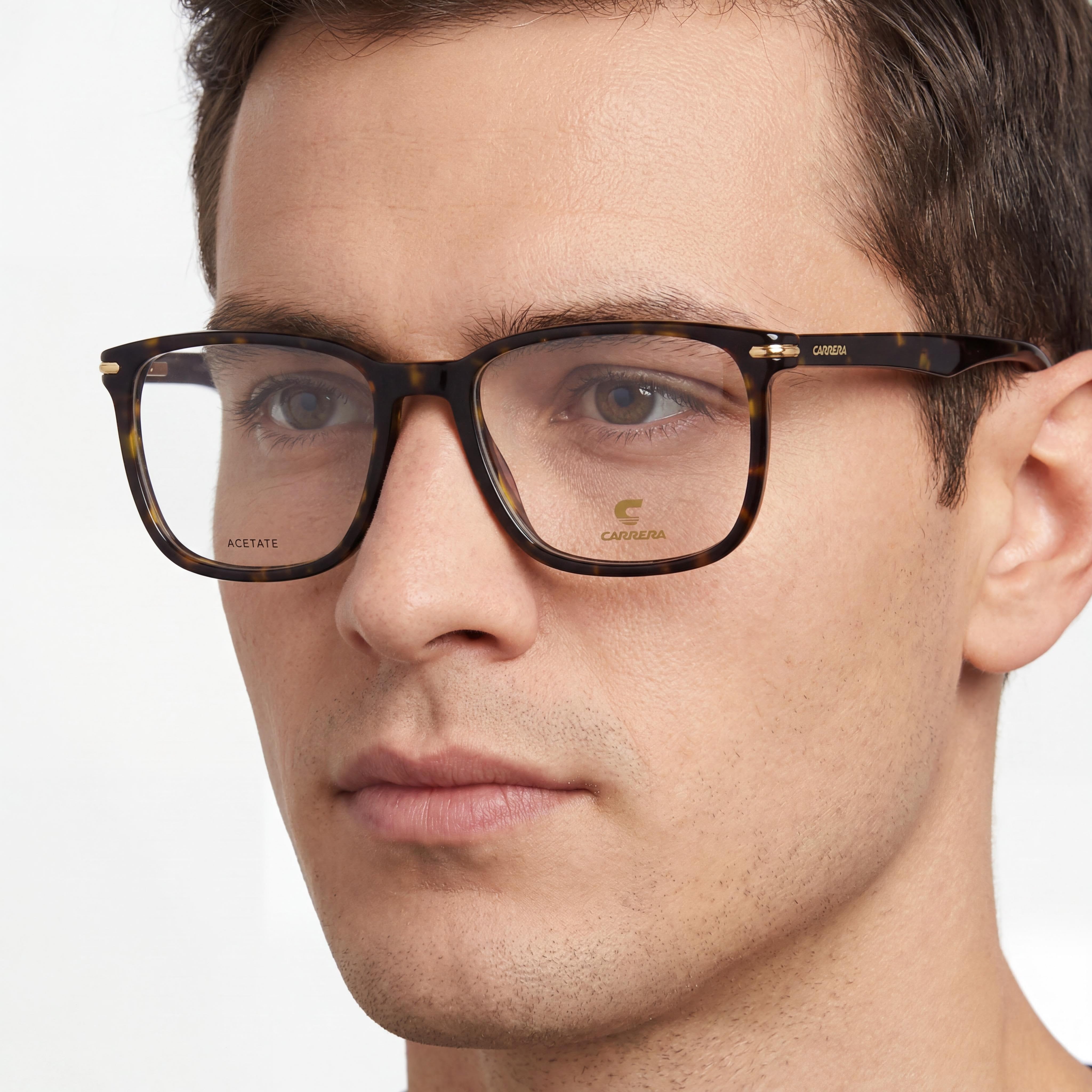 Gafas Carrera para hombre, estilo casual Carrera 309 con montura de acetato y lentes de policarbonato color havana, ancho de lente 57 mm, Photo 5