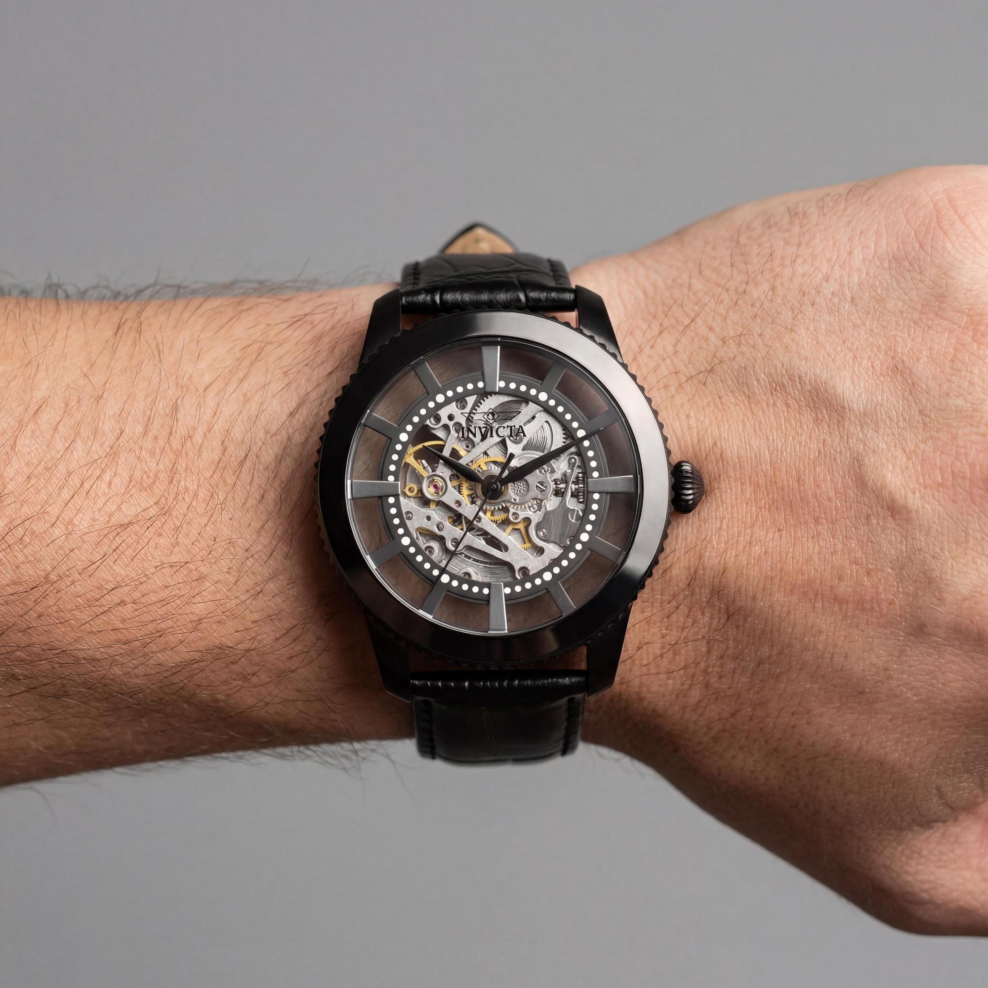 Reloj automático Invicta Vintage 22572 para hombre, 45 mm, negro, Photo 3