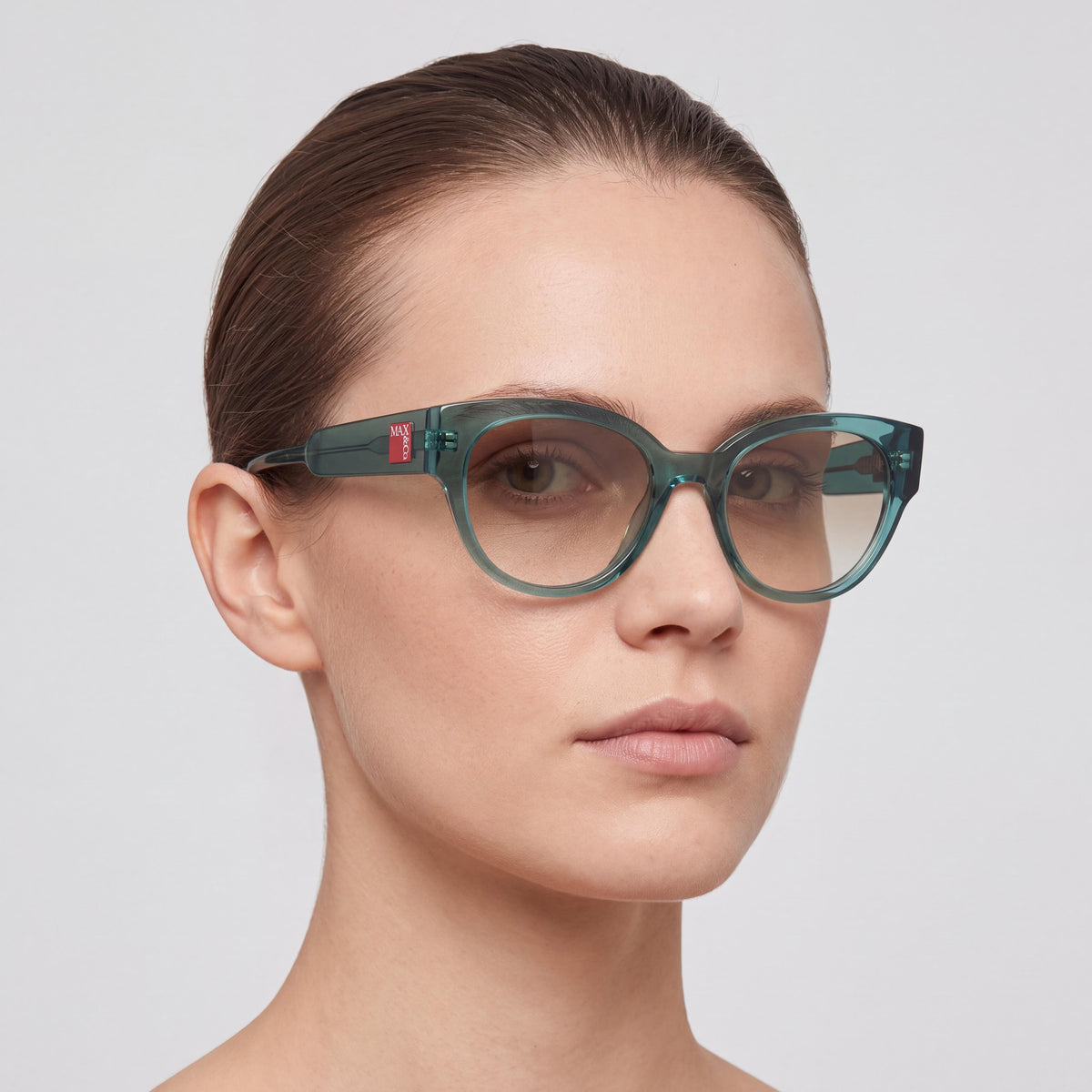 Max & Co. Casual Women's Eyeglasses with Shiny Light Green Acetate Frame – Lens 51mm, Bridge 19mm, Temple 140mm, Photo 4