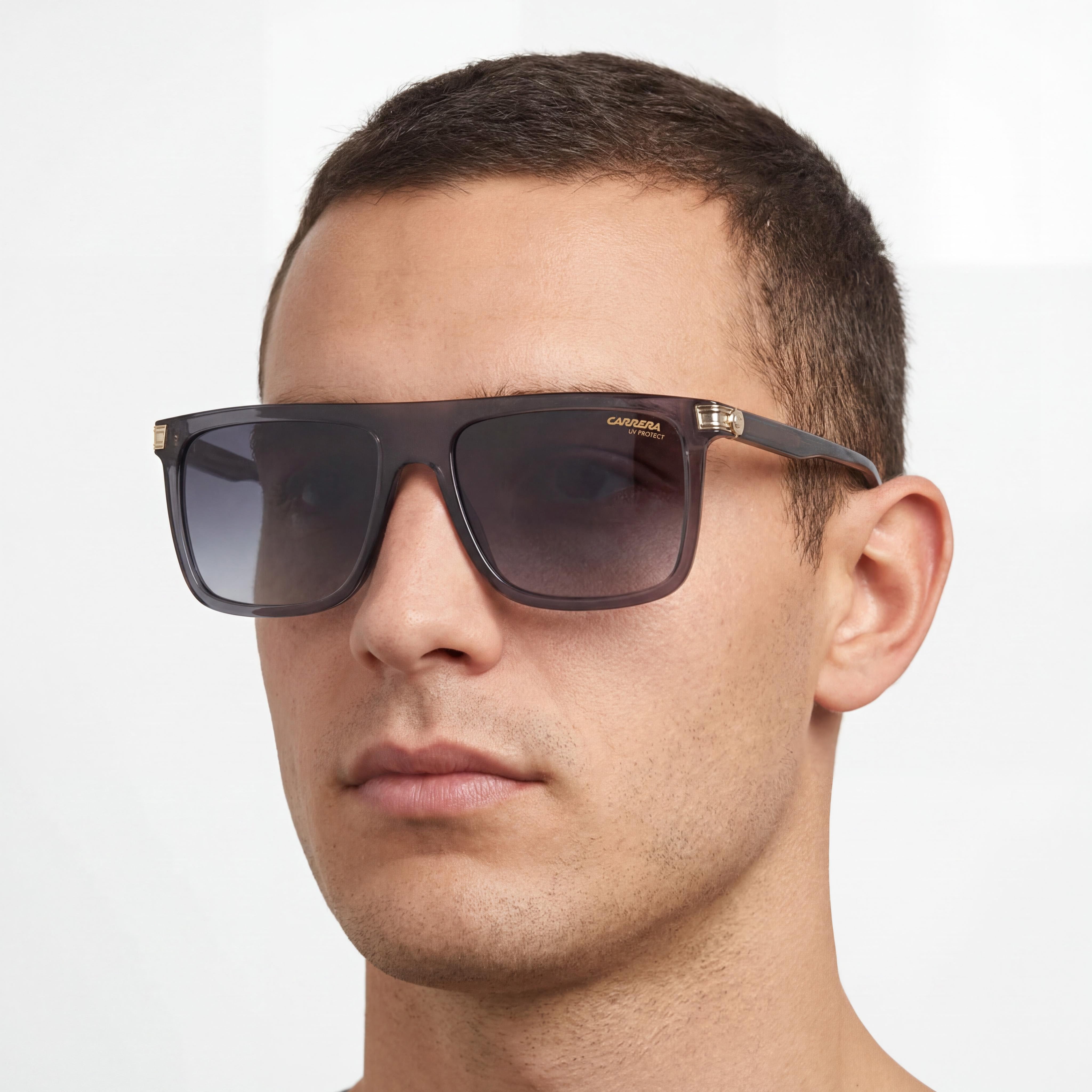 Carrera 1048/S 0KB7/9O Grey Rectangle Sunglasses Unisex, 58mm, Photo 5