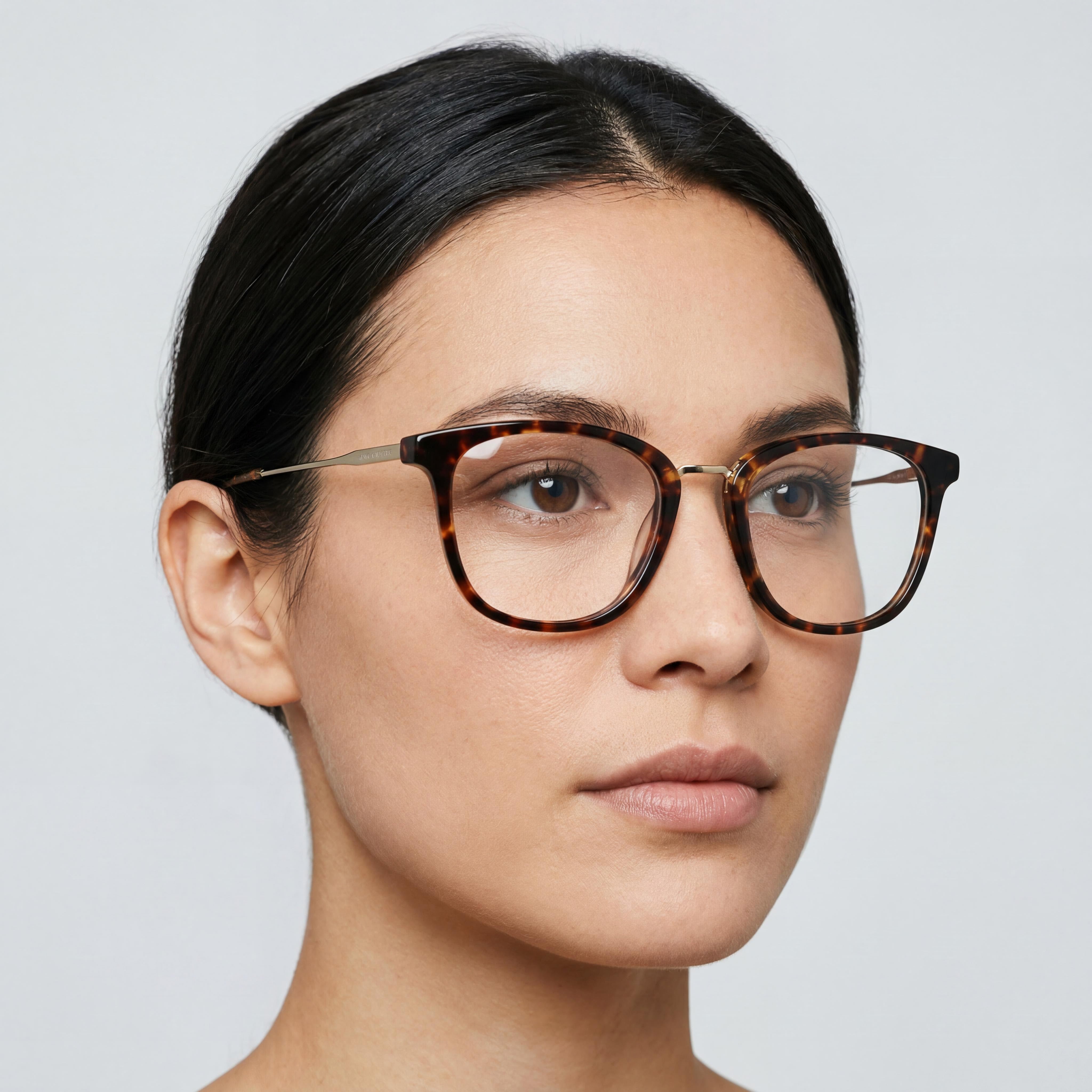 Juicy Couture Modern Women's Havana Acetate Eyewear Frames with Havana Polycarbonate Lenses, 49mm, Photo 4