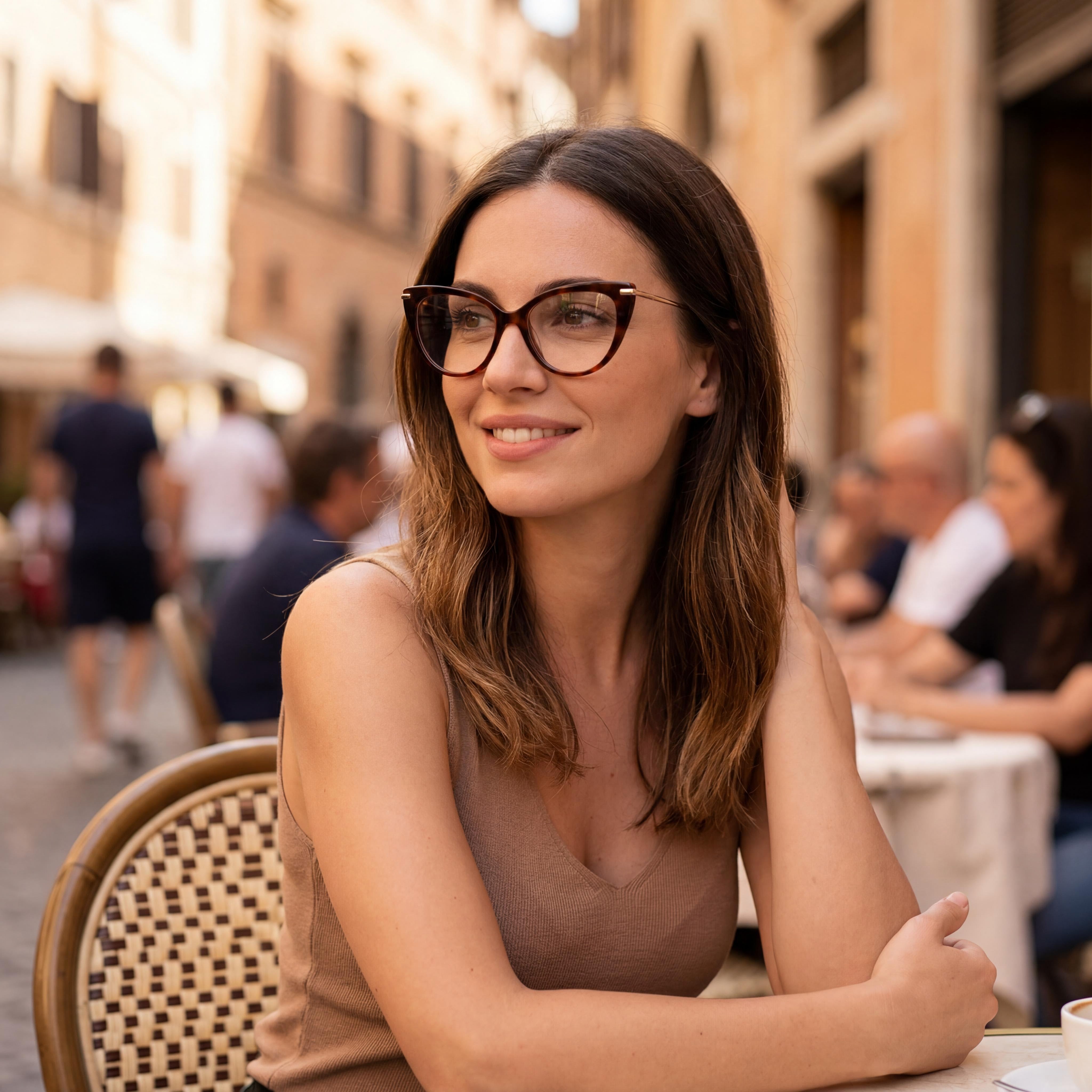 MaxMara Mm5145 Women's Dark Havana Eyeglasses 52mm, Photo 4