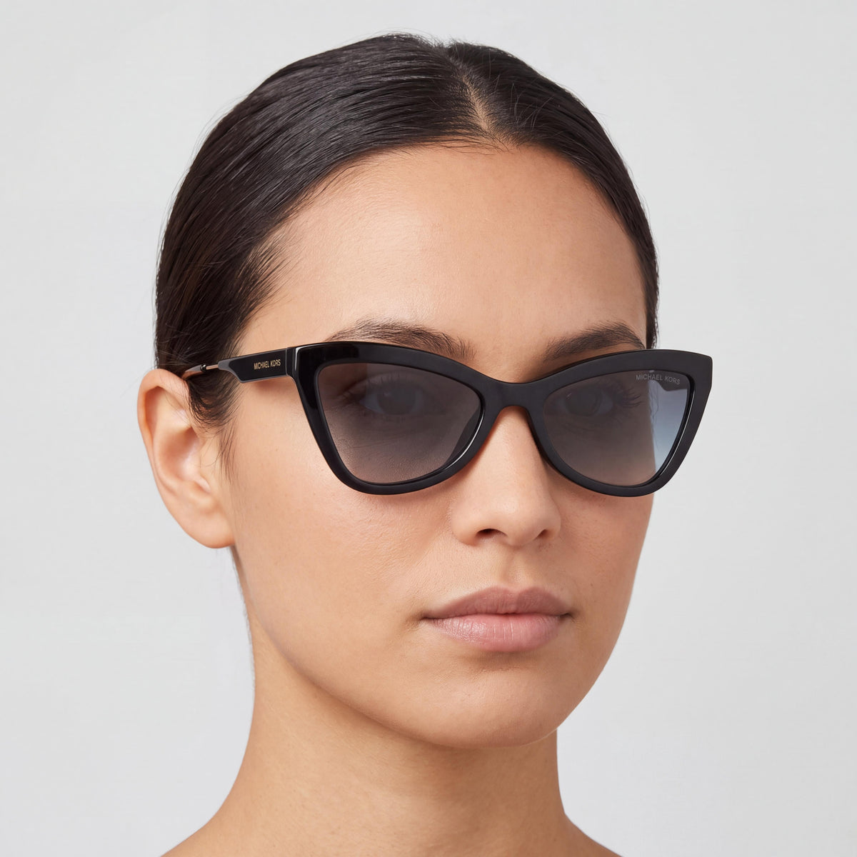Michael Kors 2132u Women's Classic Black Plastic Frame Grey UV Protected Non- Sunglasses 15-140mm, Photo 4