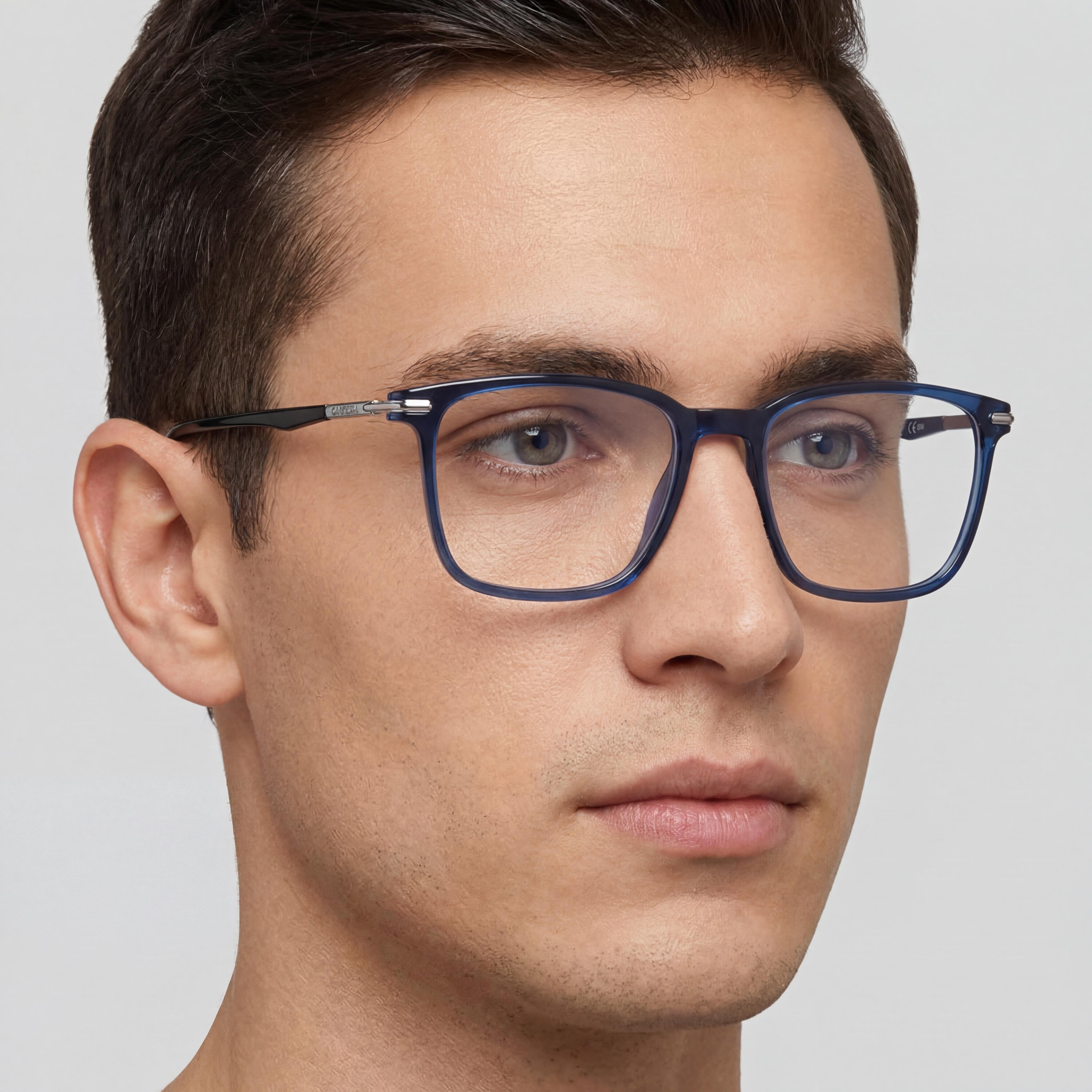 Gafas de sol modernas Carrera Carrera 283 unisex de magnesio azul de 54 mm, Photo 5