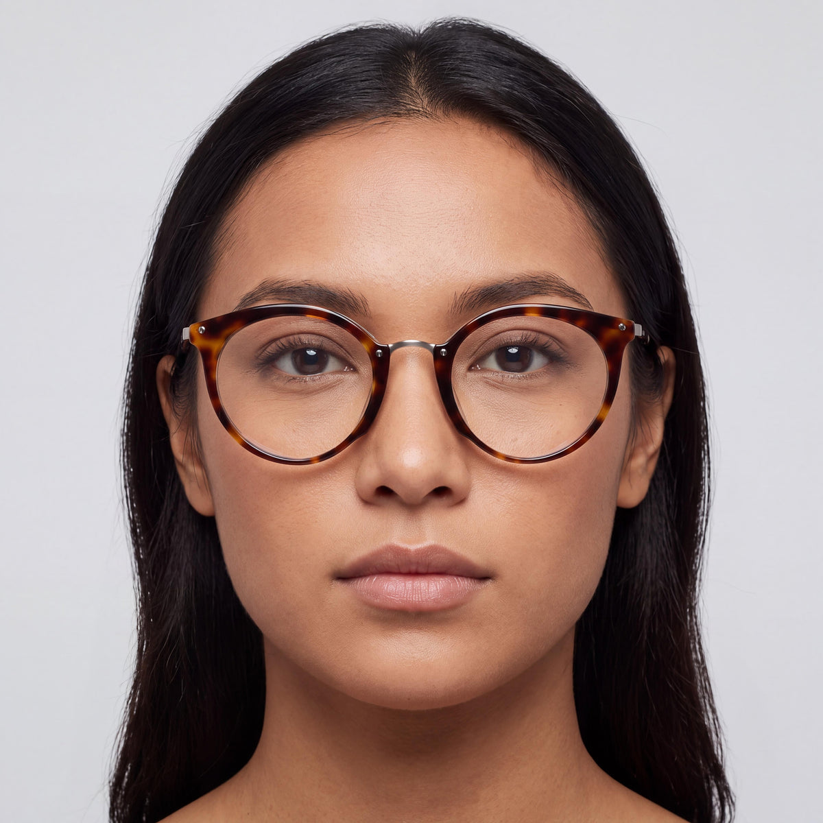 Monturas ópticas modernas de material compuesto para mujer KENDALL + KYLIE, montura carey, lentes habana, 48 mm de ancho de lente, 140 mm de varilla, Photo 3