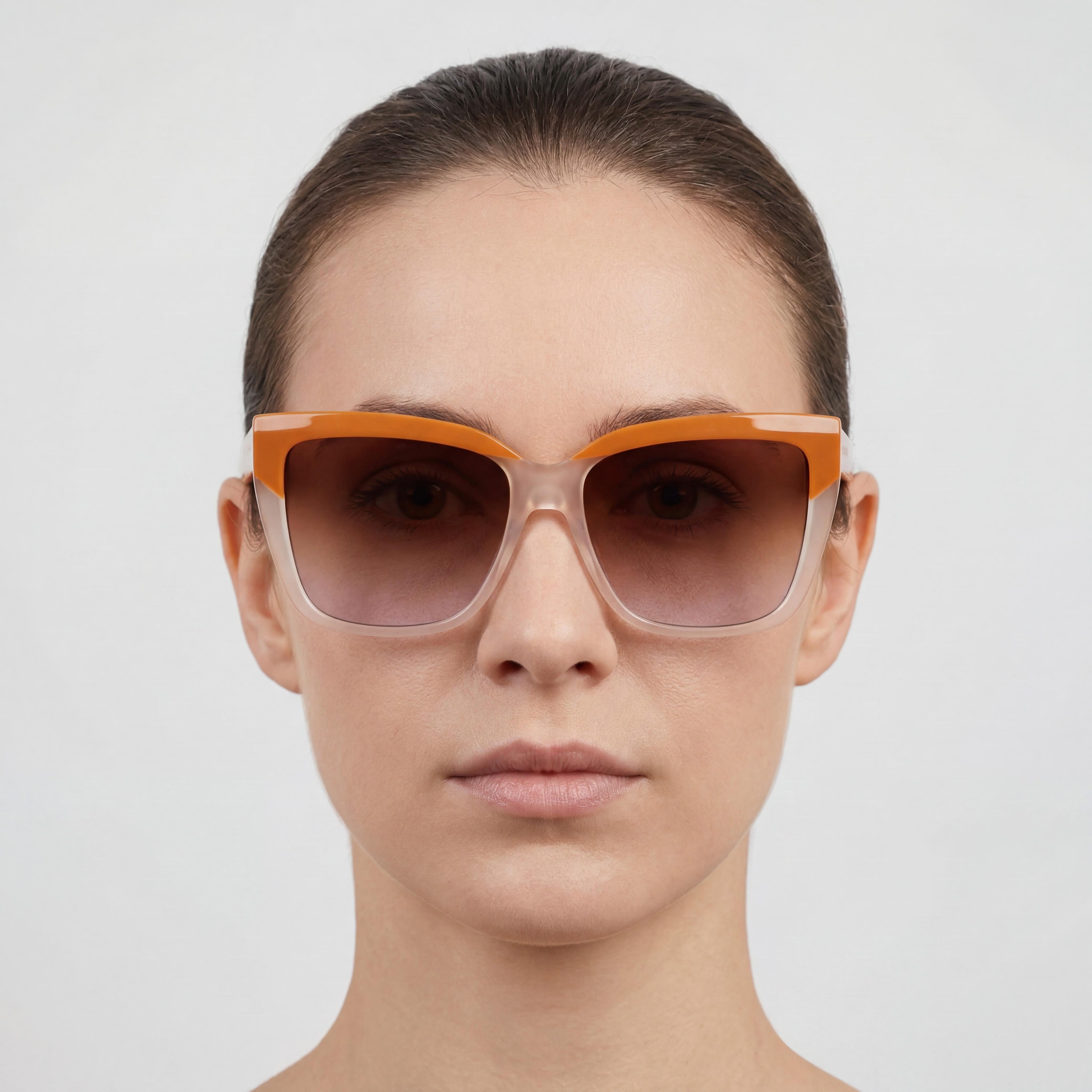 Salvatore Ferragamo Women's Sf1102s Acetate Frame Caramel Non-Polarized UV Protection 400 Sunglasses 58mm, Photo 4