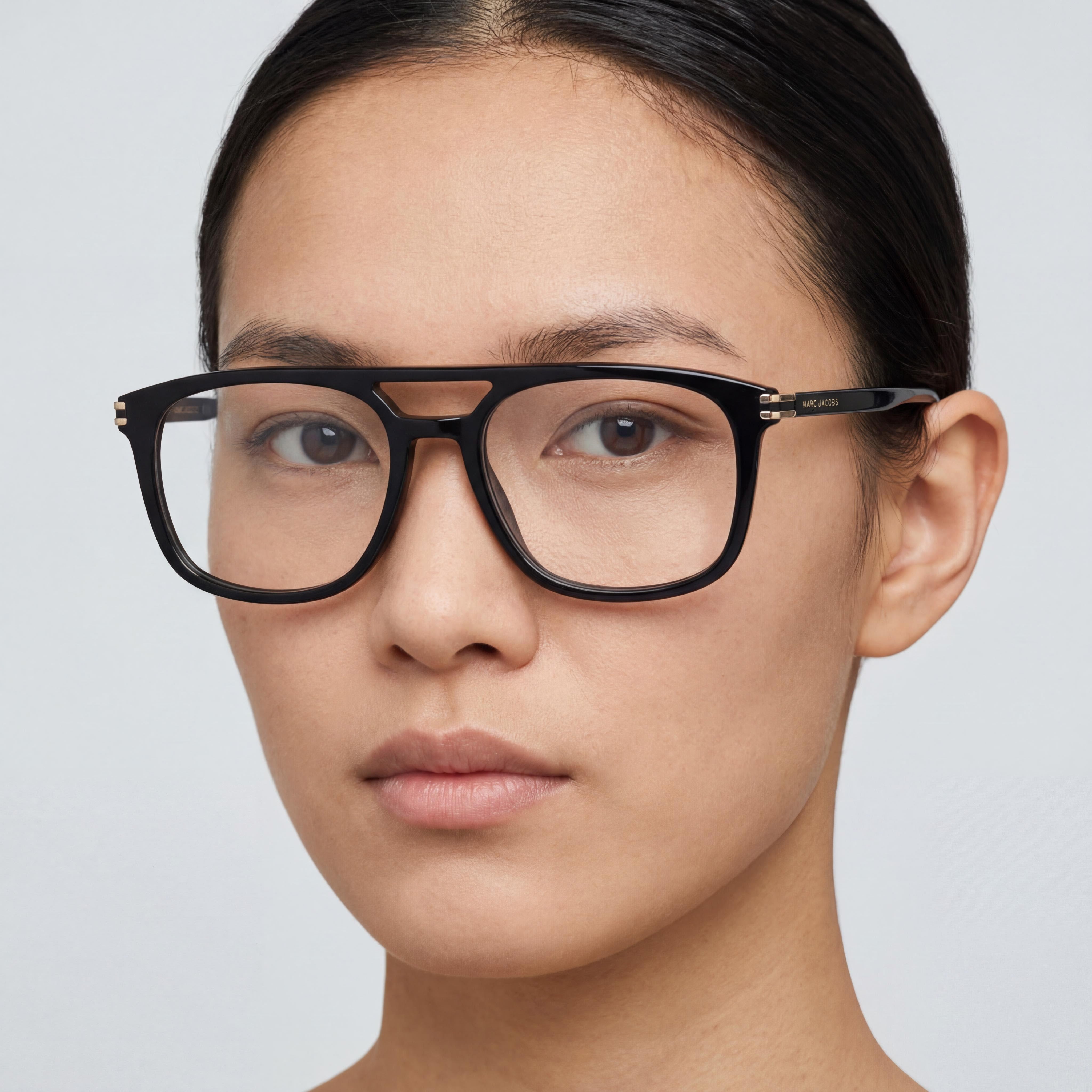 Marc Jacobs Marc 572 Black Acetate Unisex Eyeglasses with 54mm Lens, 18mm Bridge, 145mm Temples, Photo 5