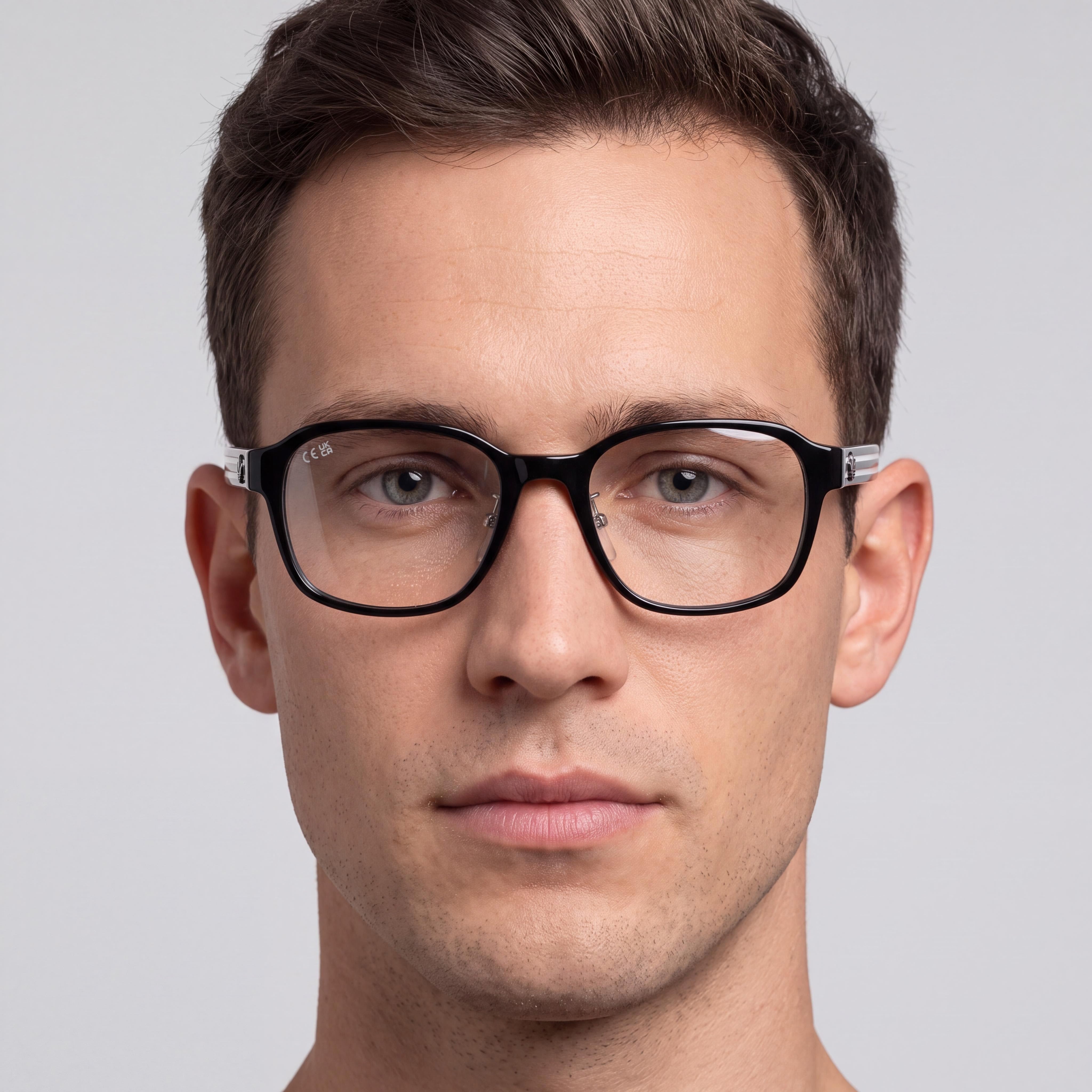 adidas Originals Or5110-d Men's Shiny Black Plastic Eyeglasses 54/19/145, Photo 4