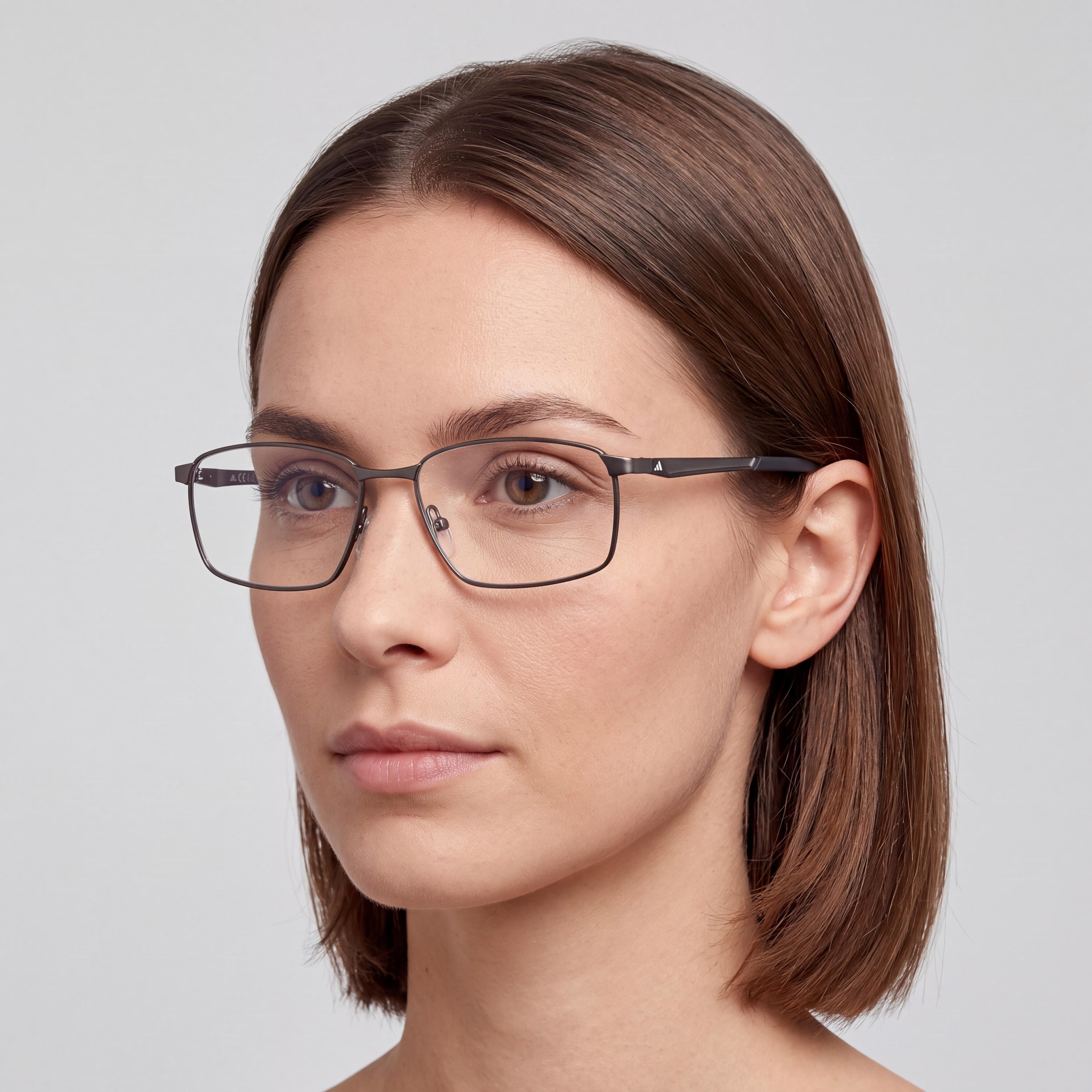 Gafas metálicas adidas Sp5094 para mujer, gris plomo mate/negro 57mm, Photo 3