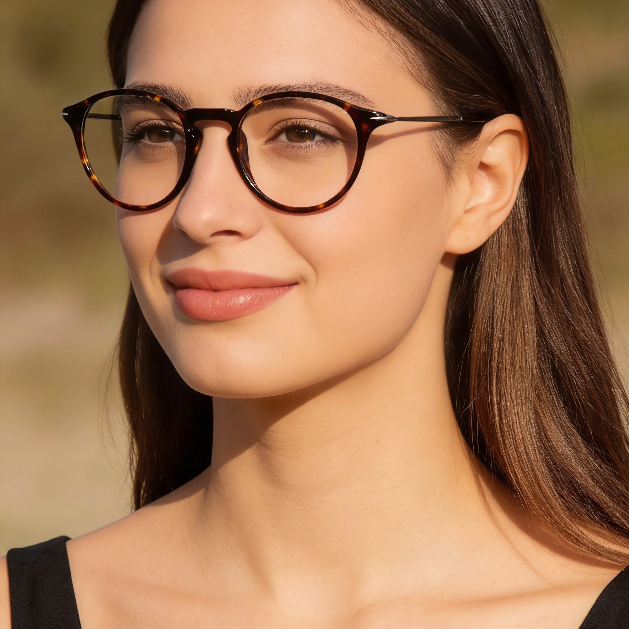 David Beckham DB 1049 Unisex Eyewear crafted with a Havana Plastic Frame and complementary Havana Lenses, featuring a 48mm lens width, Photo 3