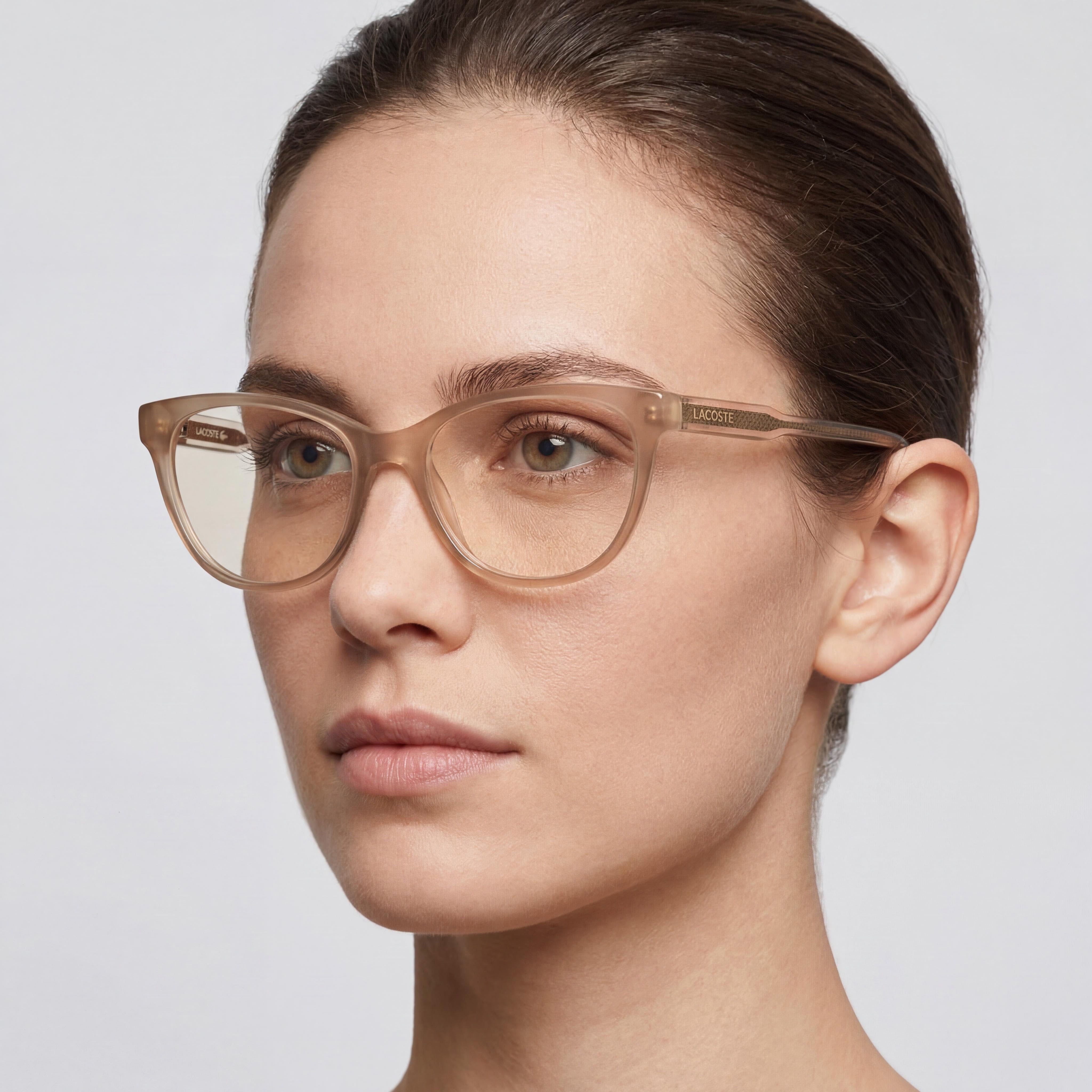 Lacoste Modern L2850 41653 Women's Titanium Stainless Steel Non- Eyeglasses, Opaline Rose Frame, 53mm, Photo 4