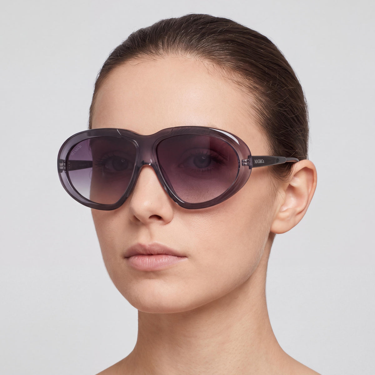 Max&Co. Modern Women's Grey Plastic Non-Polarised Sunglasses 60mm, Photo 5