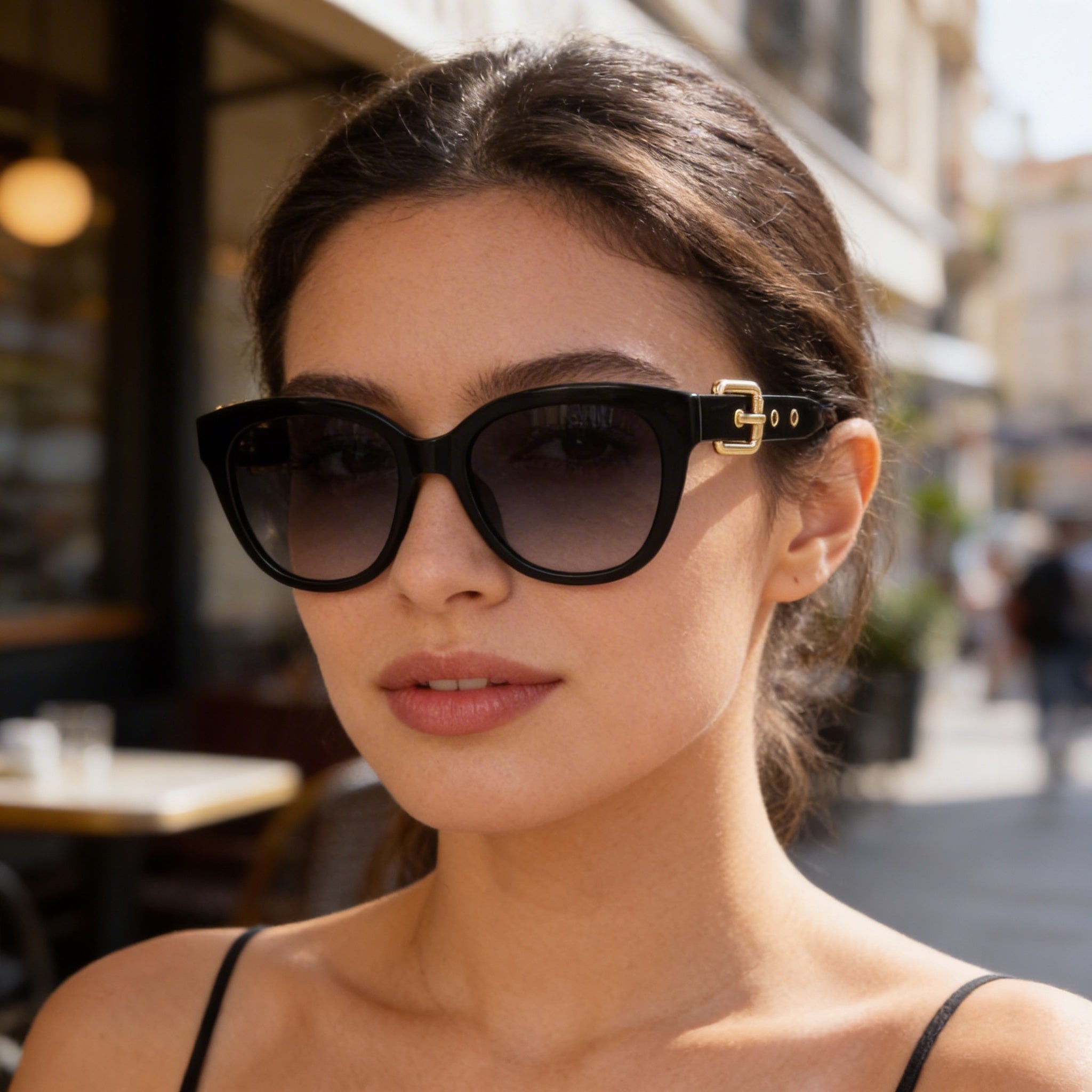Moschino MOS143/S Casual Women's Havana Frame Brown Shaded Lens UV Protection Sunglasses 54mm, Photo 5