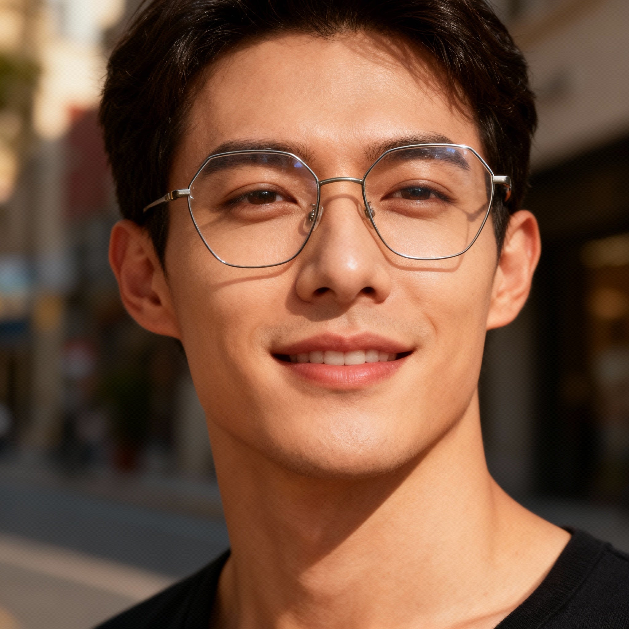 TOUS VTO432 Men's Casual Optical Glasses, Shiny Green, Transparent Lenses, Bridge 18mm, Temple 135mm, Photo 6