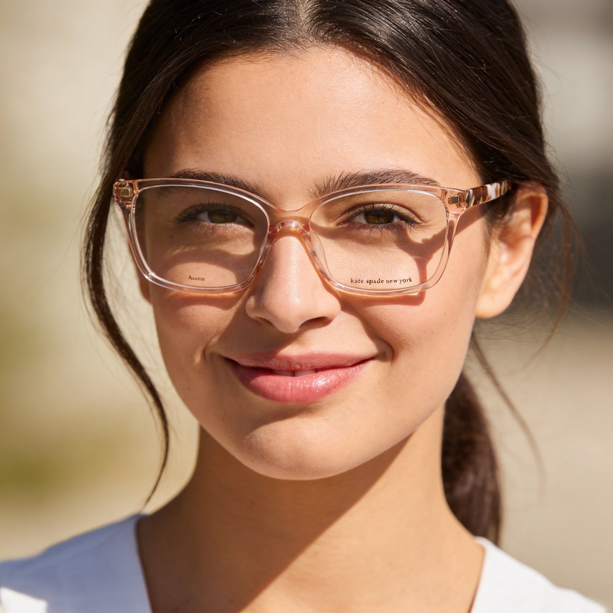 kate spade new york Miriam/G Gafas de Mujer con Montura de Acetato Melocotón y Cristales de Policarbonato 52-15-140, Photo 6