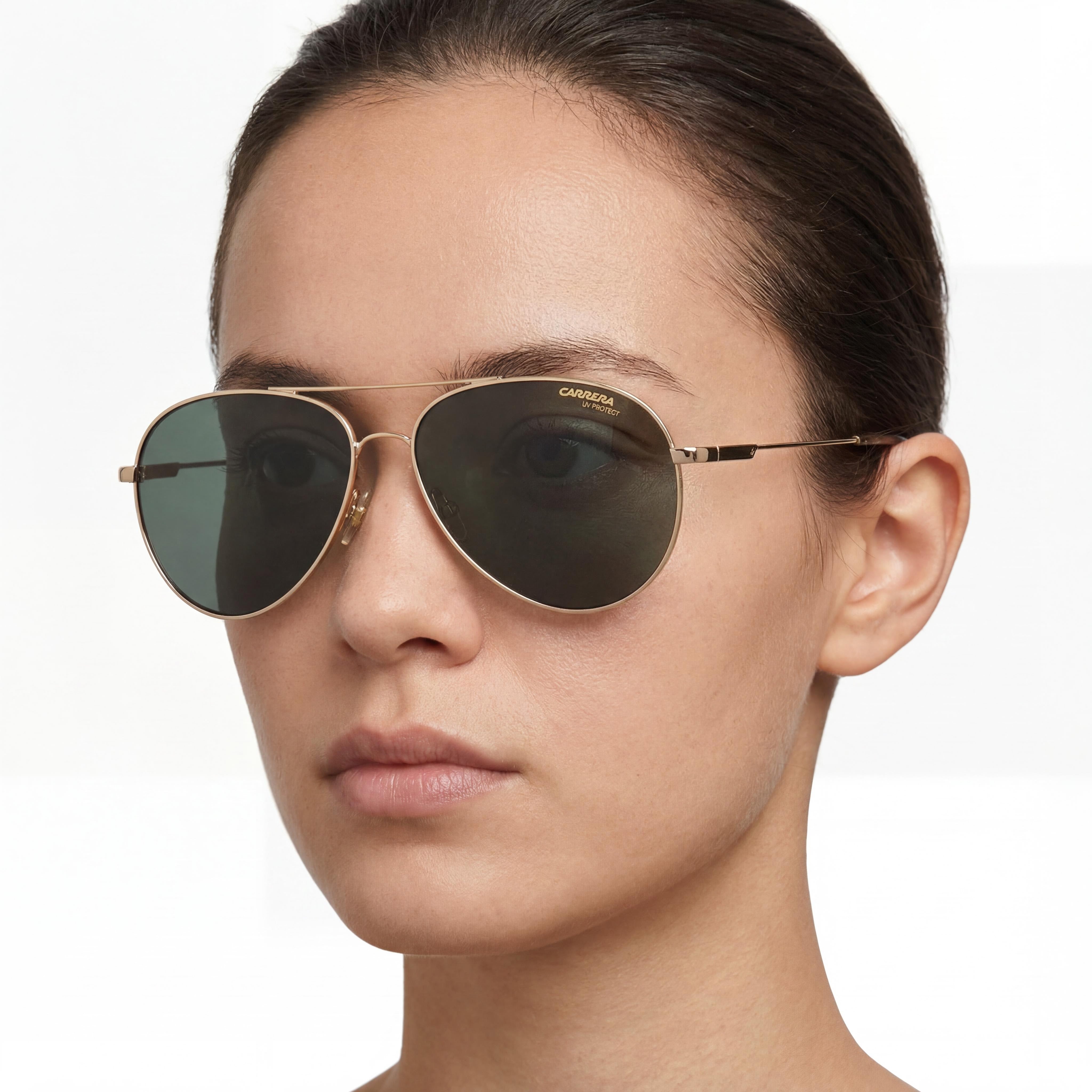 Gafas unisex Carrera 2031t/S con montura de acero inoxidable en dorado con protección UV, 58 mm, Photo 5