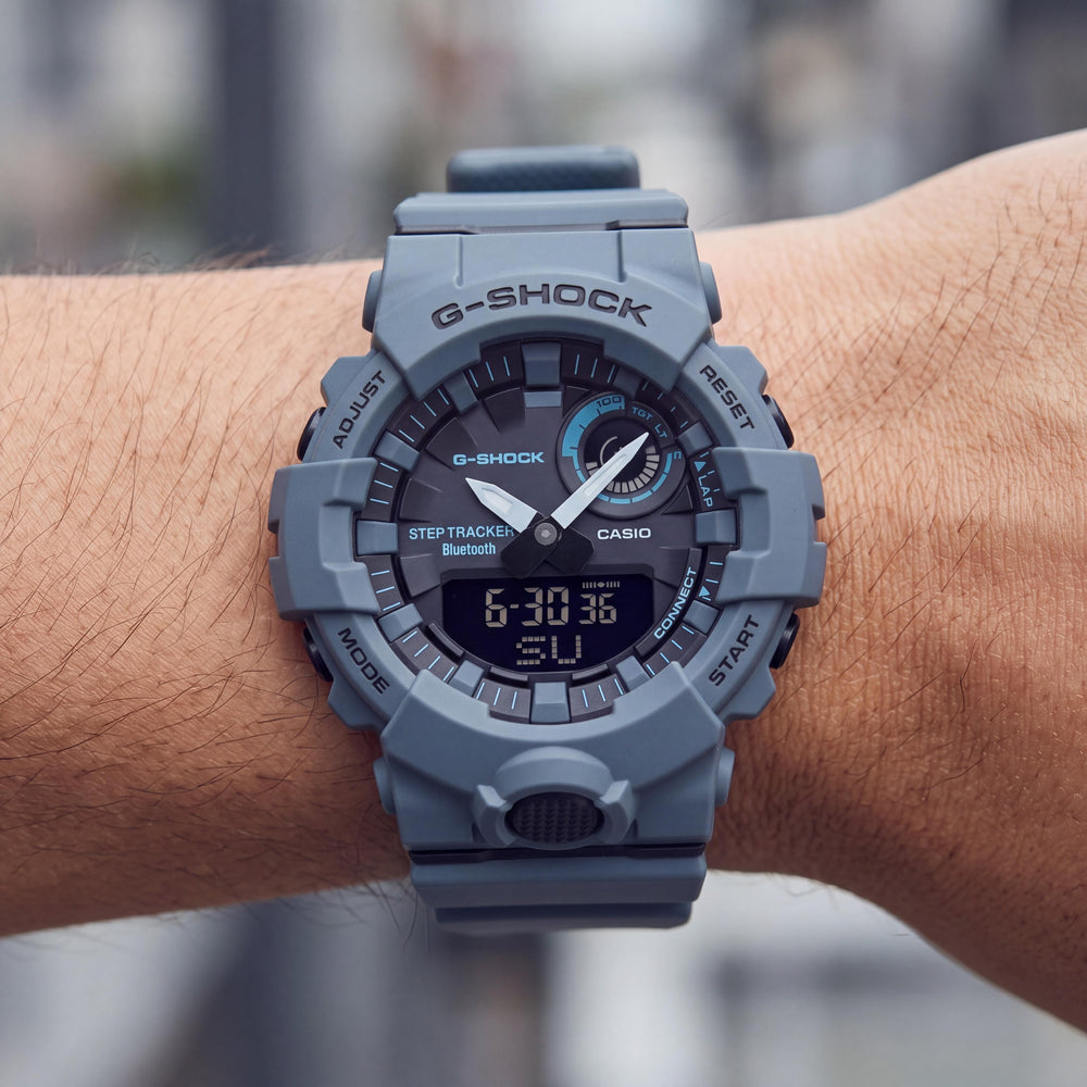 G-Shock GBA800UC-2A Men's Blue Resin Shock & 200M Water Resistant Step Tracker Watch 46mm