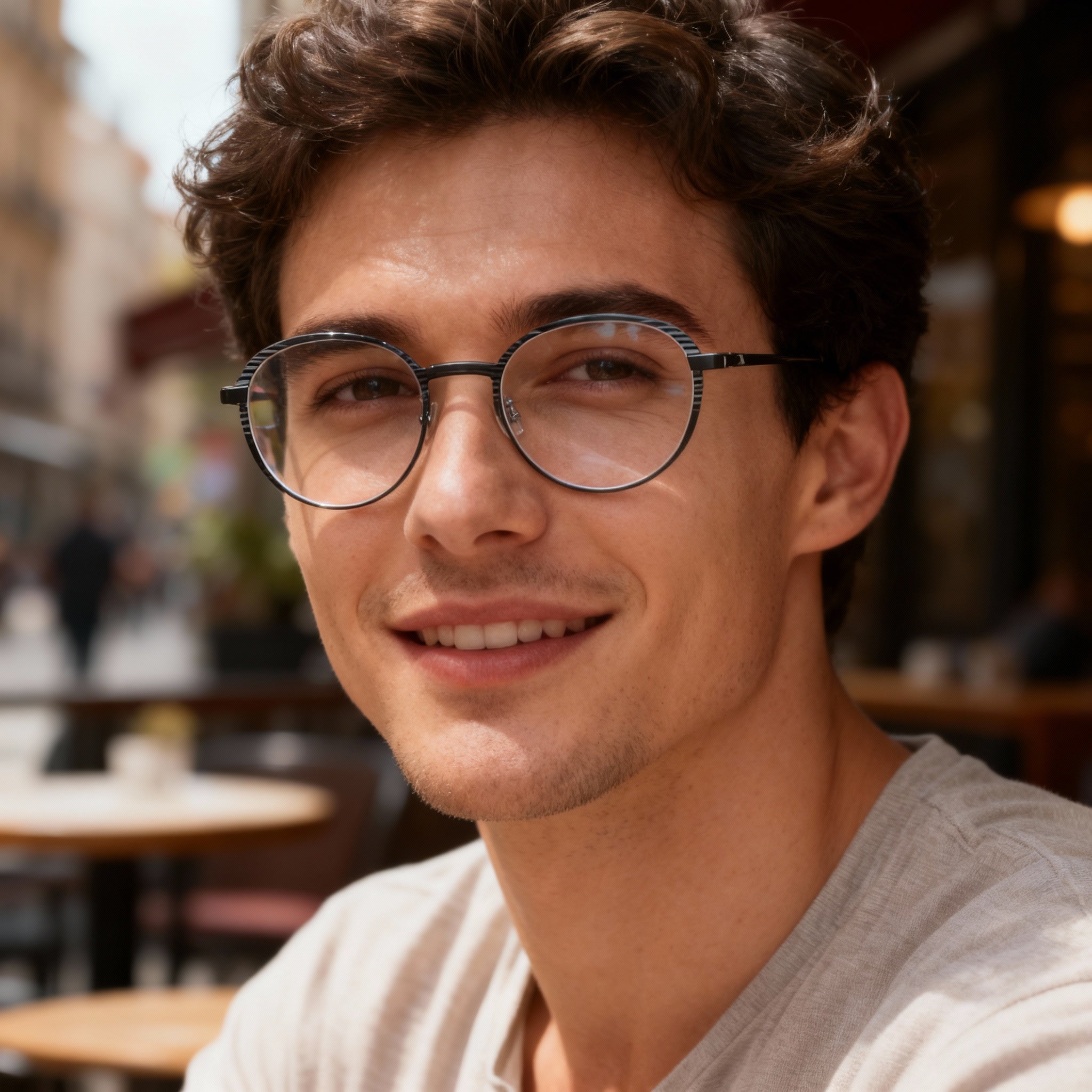 MCALLISTER Mc4532 Men's Black Metal Frame, Polarized Clear Polycarbonate Lenses 49-17-140, Photo 6