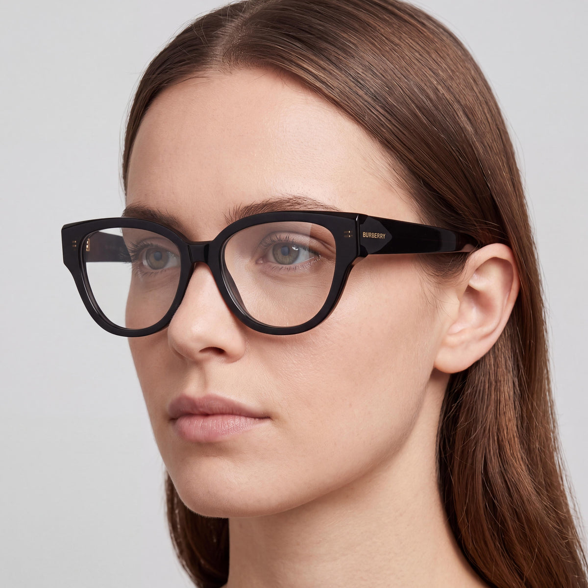 Gafas BURBERRY Classic (Modelo: Classic, Estilo: Classic), con montura gris, adecuadas para usuarios unisex., Photo 4