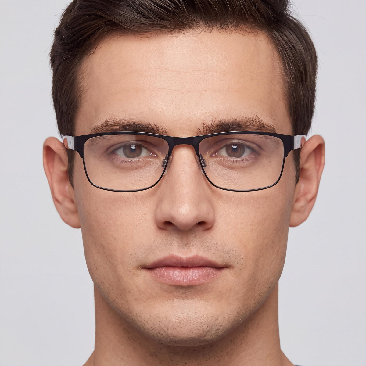 Hugo Boss Hg 1263 Men's Modern Style Black Alloy Steel Frame Black Polycarbonate Lenses Sunglasses 55mm, Photo 4