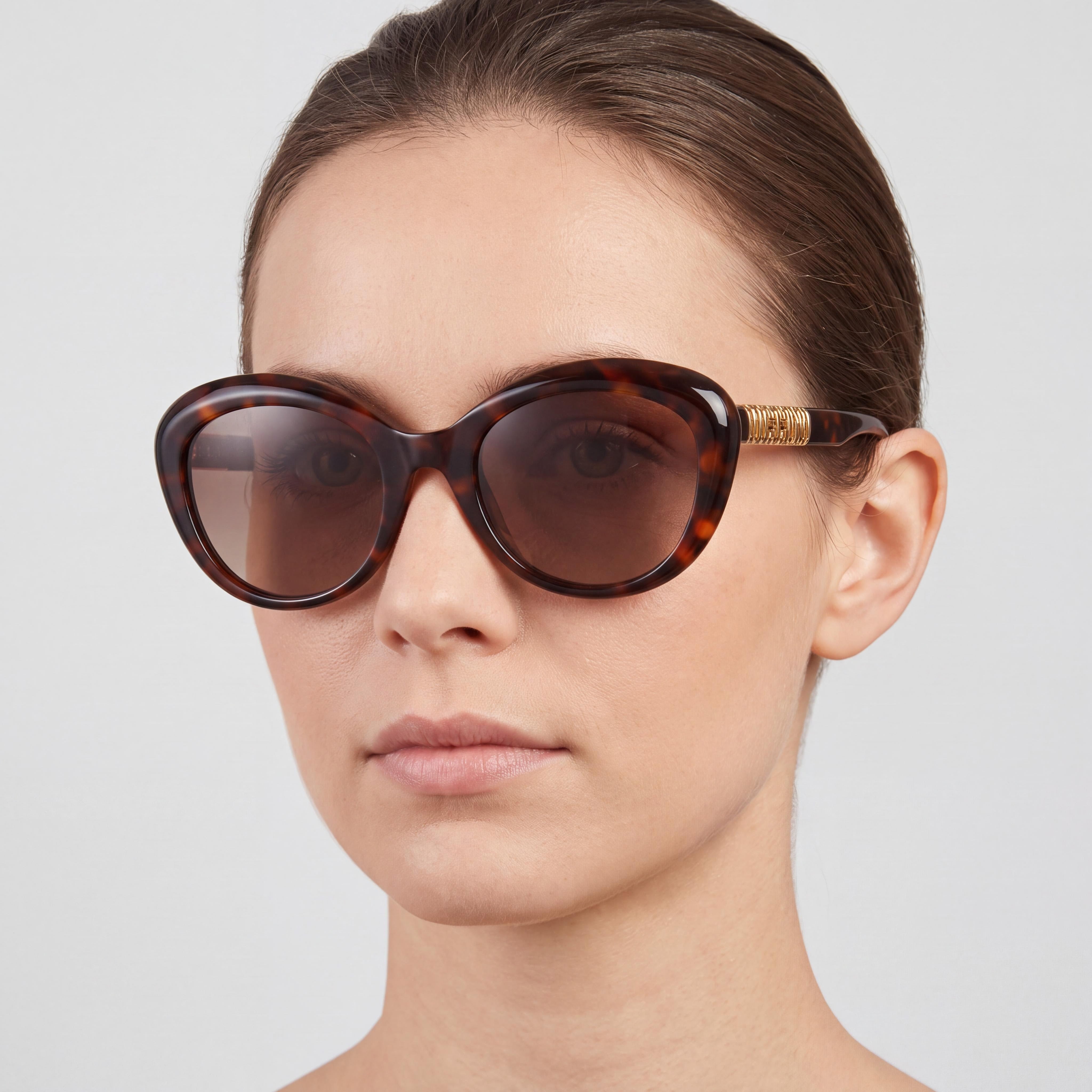 Gafas de sol Moschino Classic para mujer, no polarizadas, en color amarillo Habana, puente de 21 mm, patillas de 145 mm, Photo 5