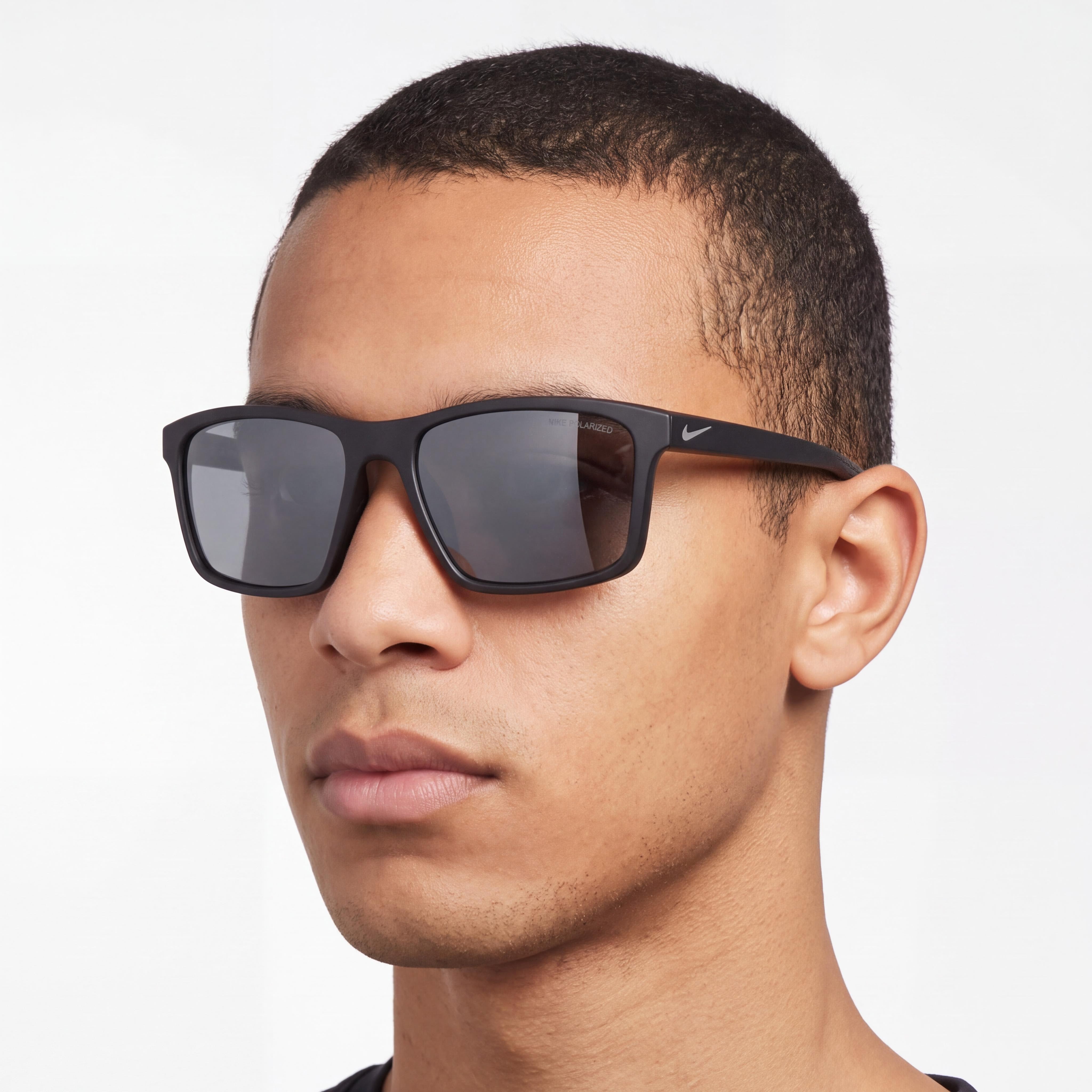 Nike Valiant P Mi Cw4640 Unisex Plastic Matte Black Silver Polar Grey Grey Polarized UV Protection 60mm, Photo 4
