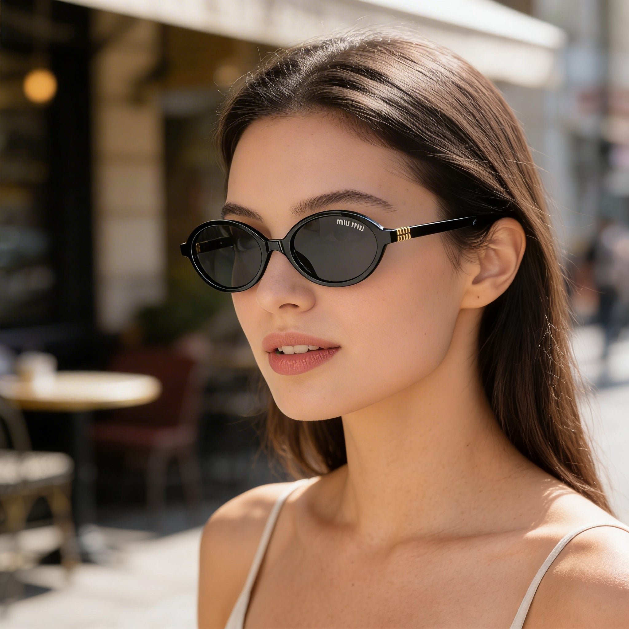 Miu Miu Sports Women's Multicoloured Acetate Frame Polycarbonate Lens with UV Protection Sunglasses, Photo 5