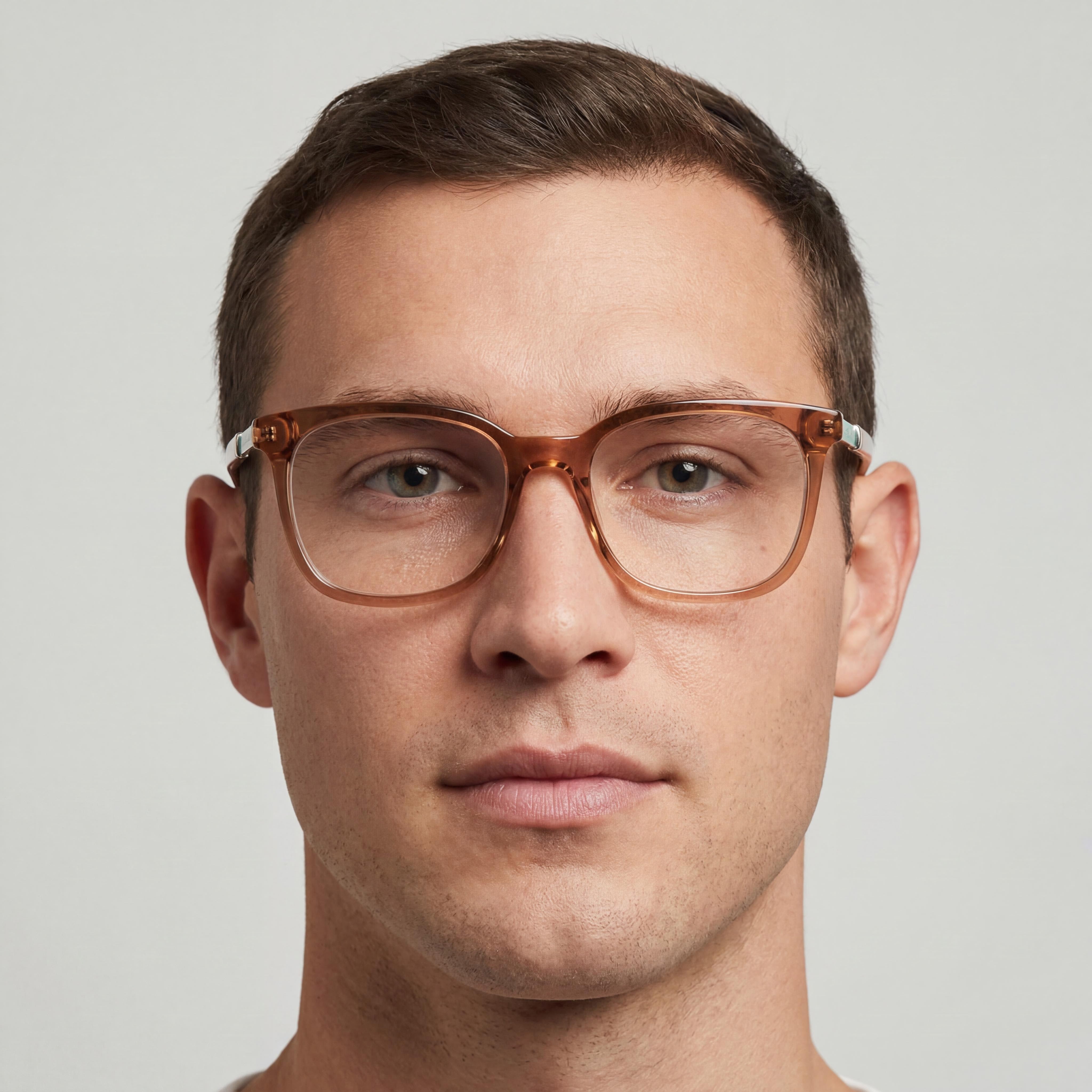 Lucky Brand Vlbd234 Gafas para hombre con montura de plástico en color Blush y lentes de policarbonato transparentes polarizadas de 52 mm, Photo 5