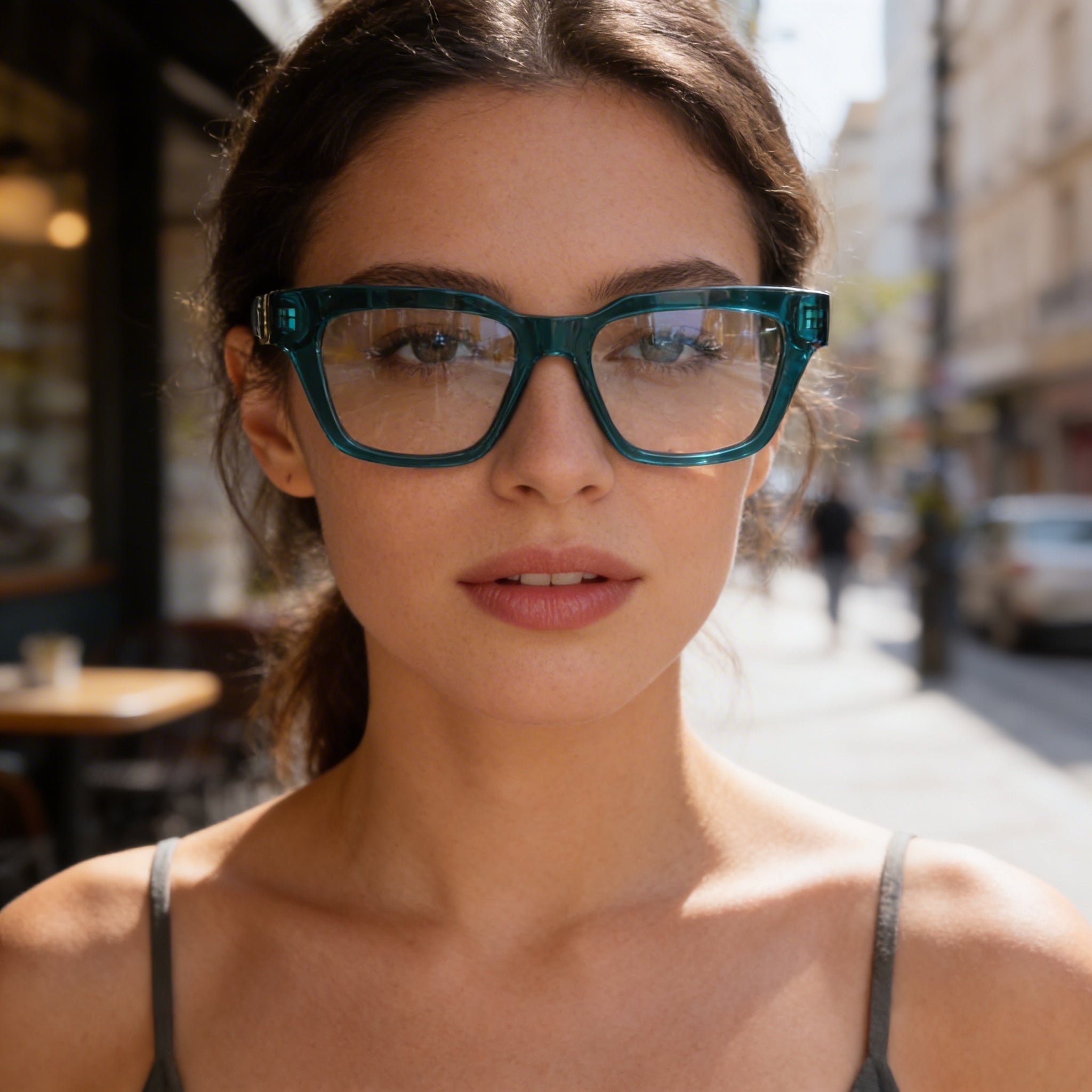 KARL LAGERFELD Gafas Modernas Azules inyectadas para Mujer 52mm, Photo 4