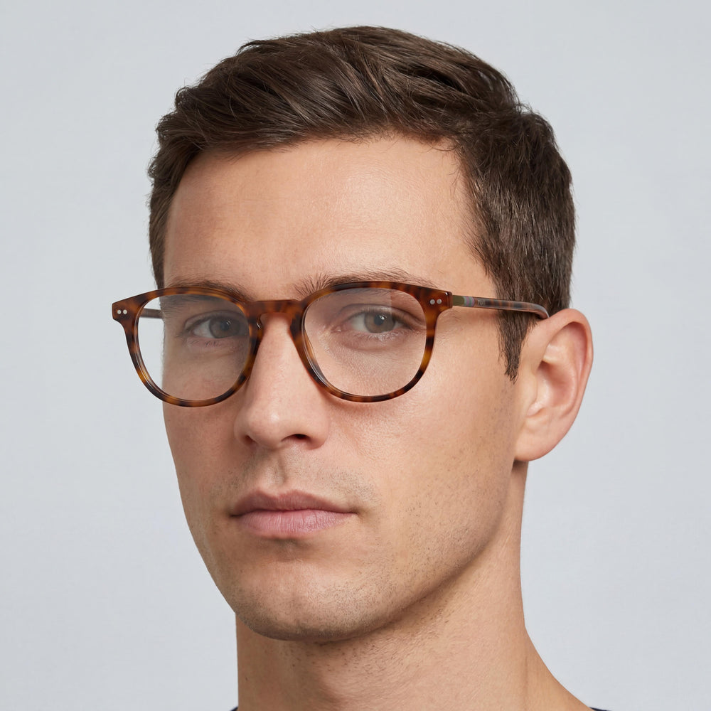 POLO RALPH LAUREN Ph2225 Montura para Gafas de Hombre, Fabricada en Acetato Brillante Habana Oscuro, Ancho de Lente 52mm