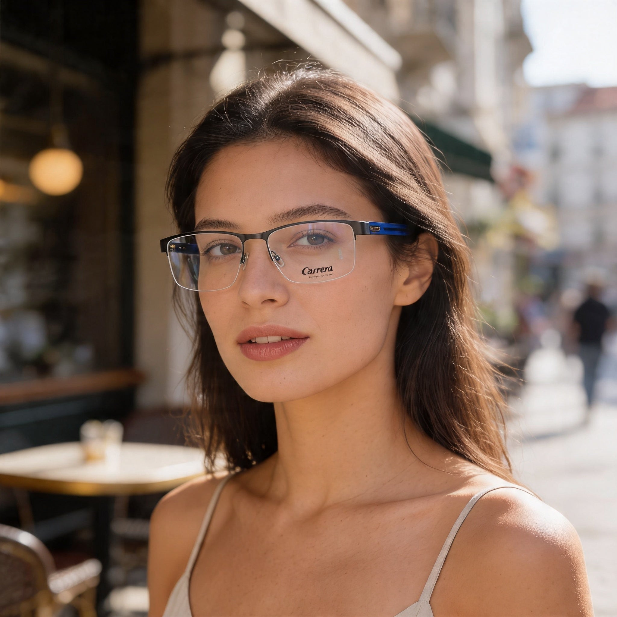 Carrera 8888 Modern Unisex Alloy Steel Eyewear, UV Protection, Non-Polarized, Matte Dark Ruthenium, 58mm, Photo 4