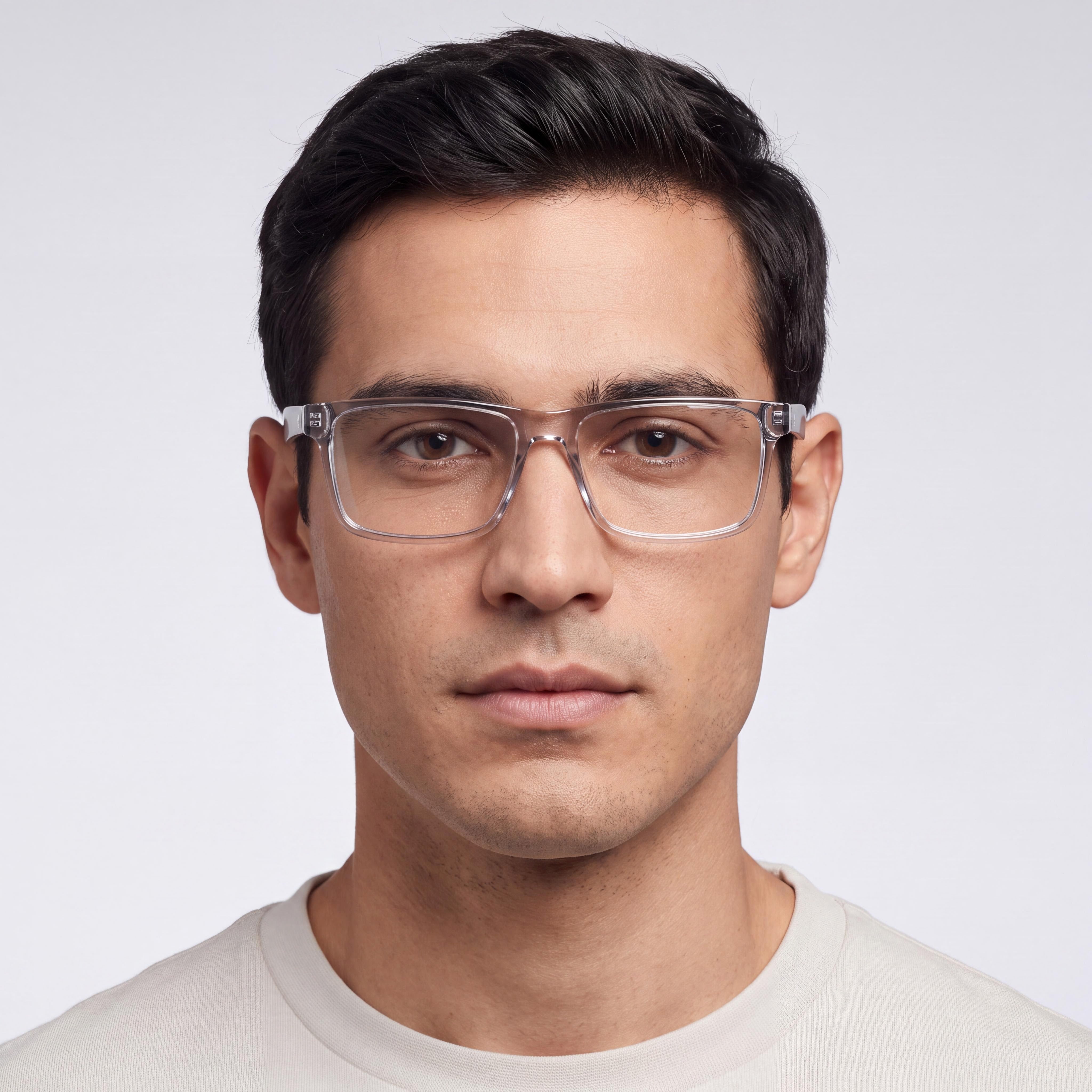 adidas Originals Or5087 Men's Injected Frame Eyewear, Frame Color Shiny Grey & Matte Blue, Lens Width 55mm, Photo 4