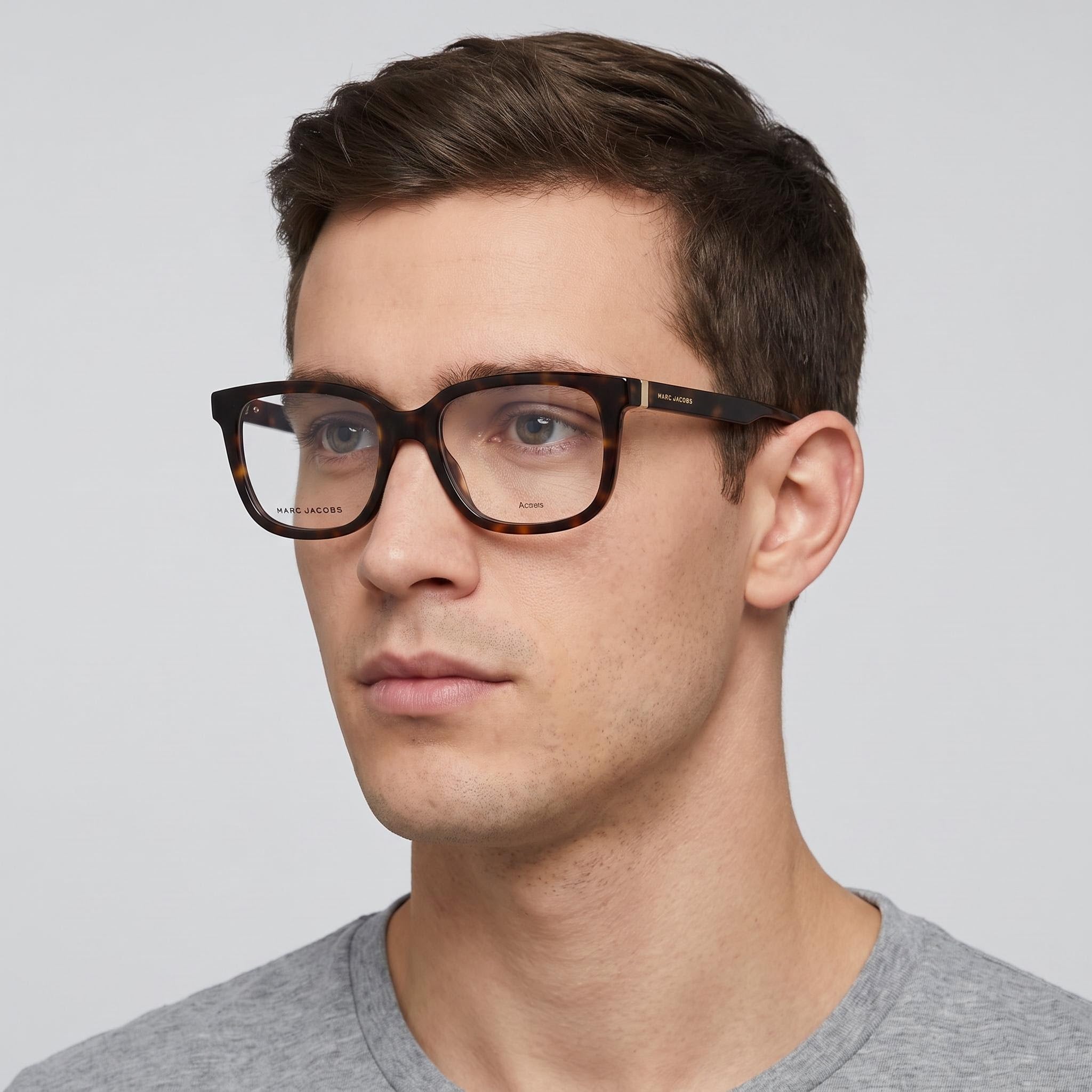 Gafas de sol unisex Marc Jacobs Marc 685 con montura de plástico y lentes de policarbonato, ambas de color oliva, de 53 mm, Photo 5
