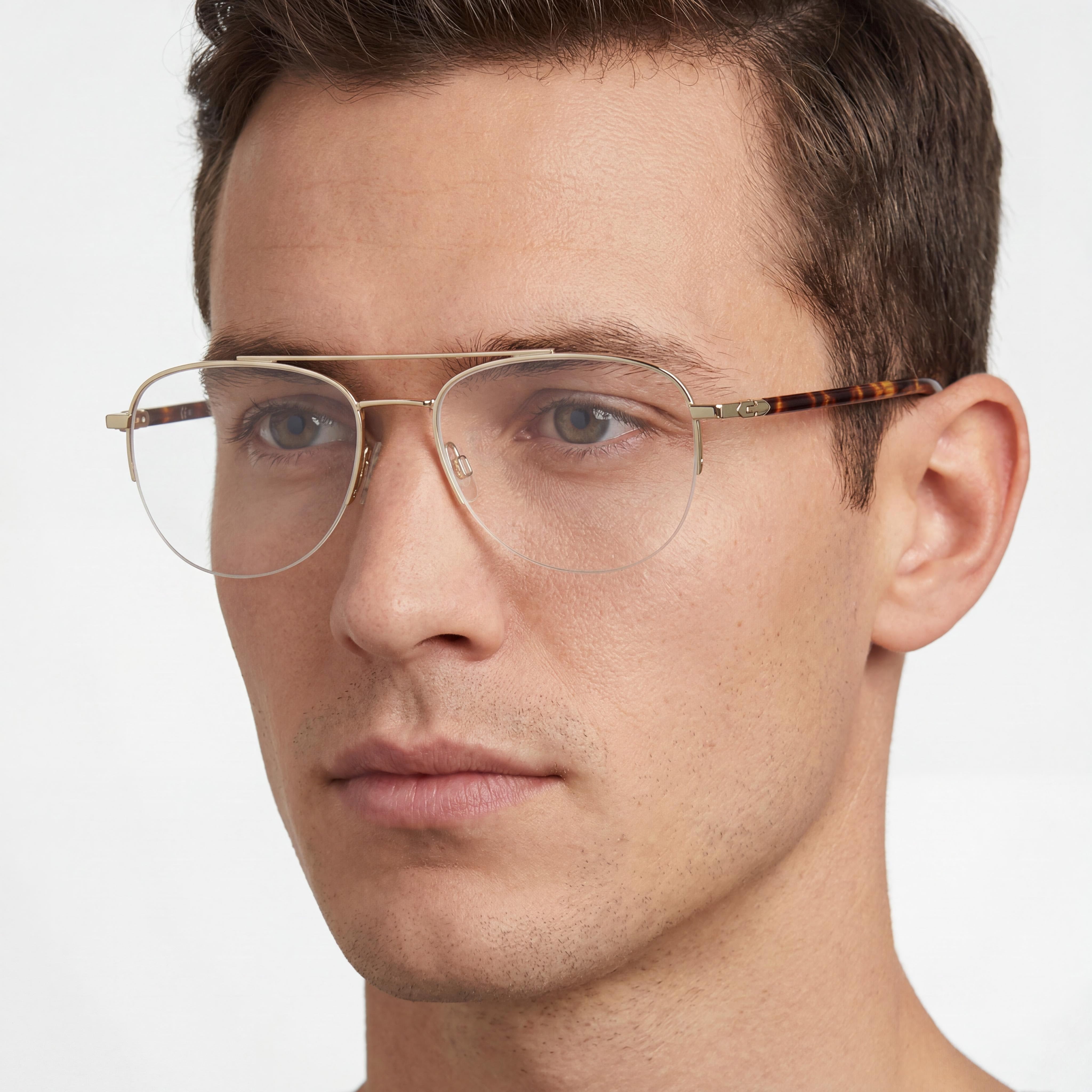 Rag & Bone Modern Unisex Gold Alloy Steel Frame Polycarbonate Lens 54mm Lens, 18mm Bridge, 145mm Temple Sunglasses, Photo 4