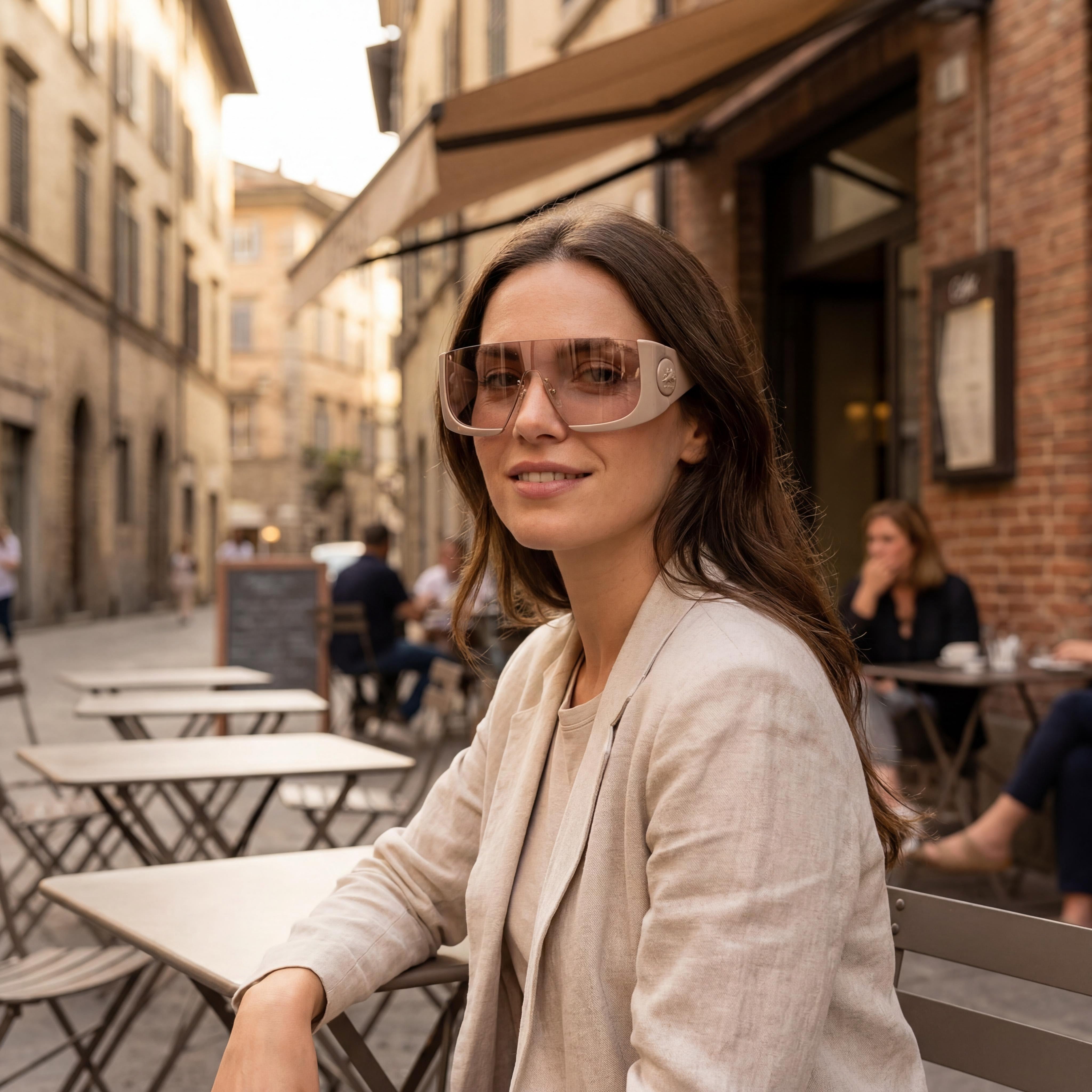 Etro Casual Women's Multicolour Polyamide Non-Polarized Glasses, PINK FLASH SILVER Lenses 99-01-120, Photo 5