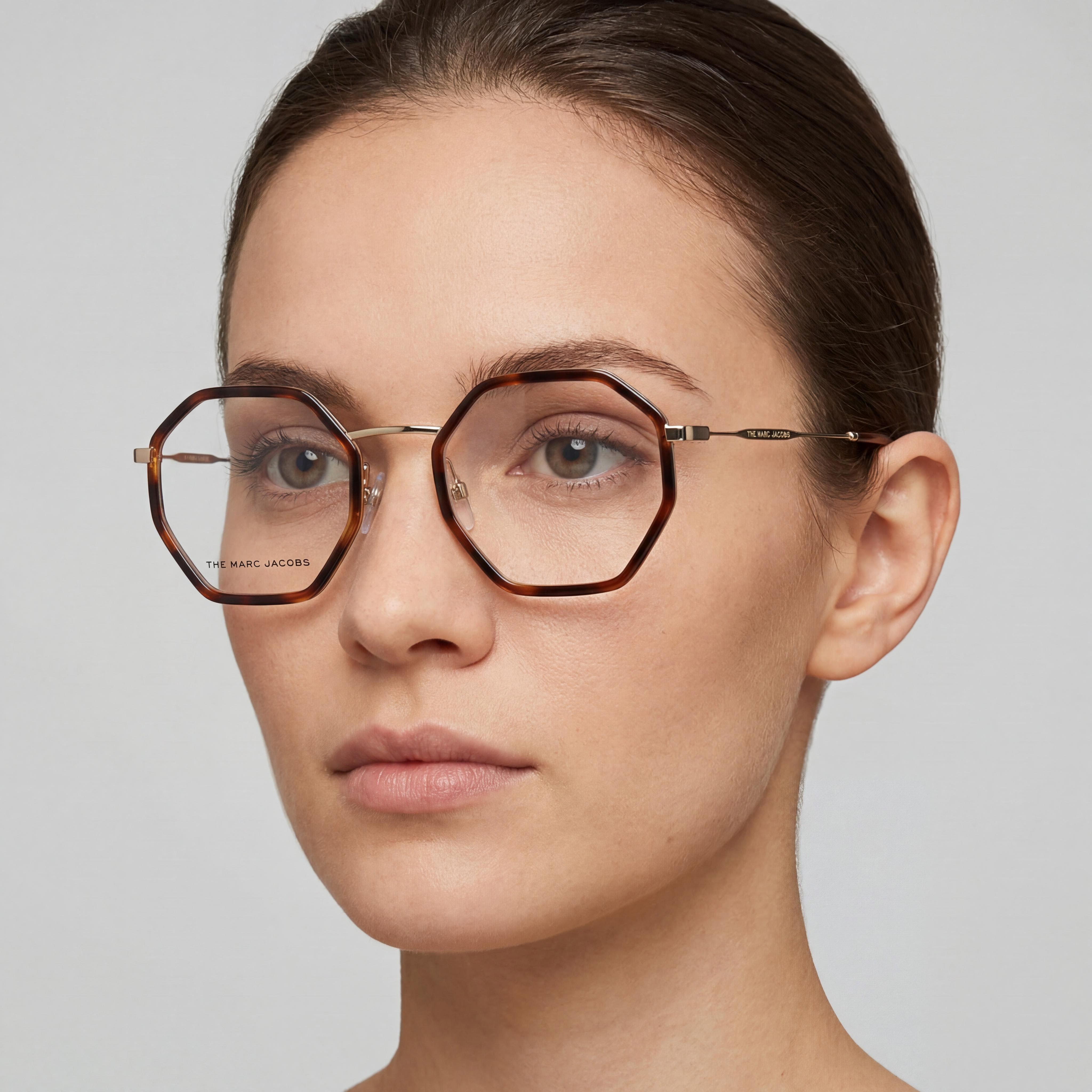 Marc Jacobs Marc 538 Women's Havana Stainless Steel Optical Frames UV Protection Non-Polarized 50mm, Photo 5