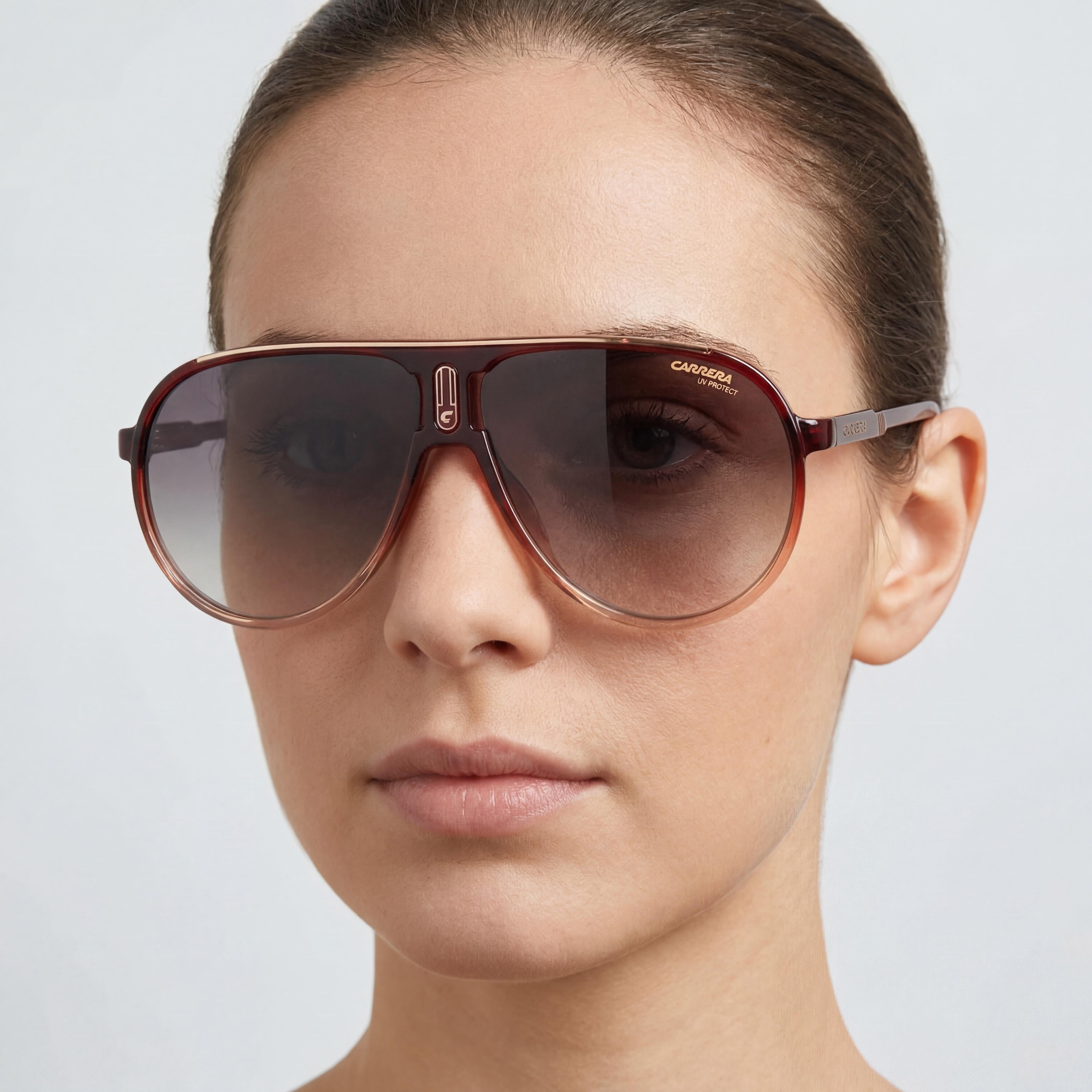 Carrera CHAMPION65/N 7W5/HA Brown Aviator Unisex Sunglasses, Photo 3