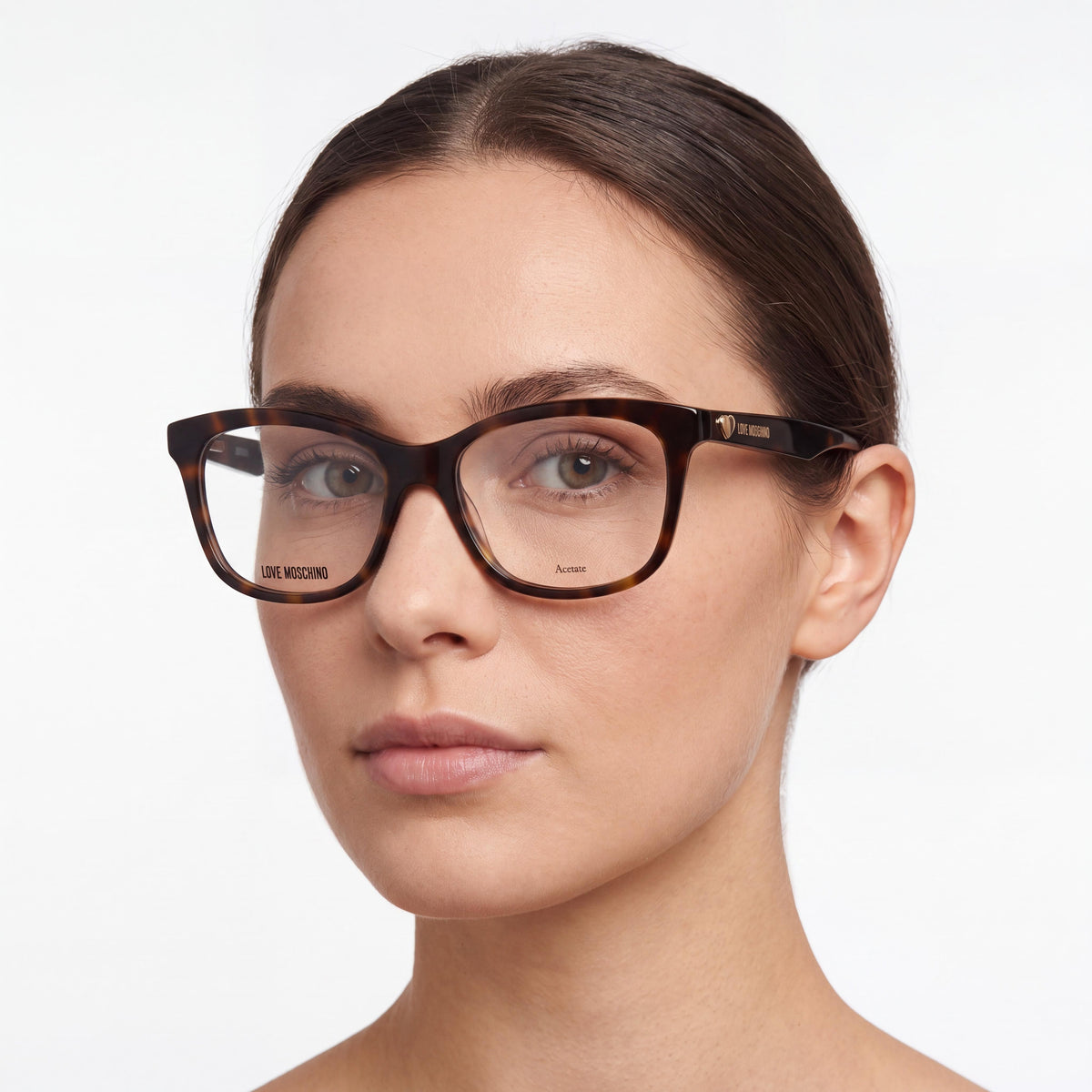 Love Moschino Mol517 Women's Havana Acetate Non-polarised Sunglasses 52mm, Photo 3