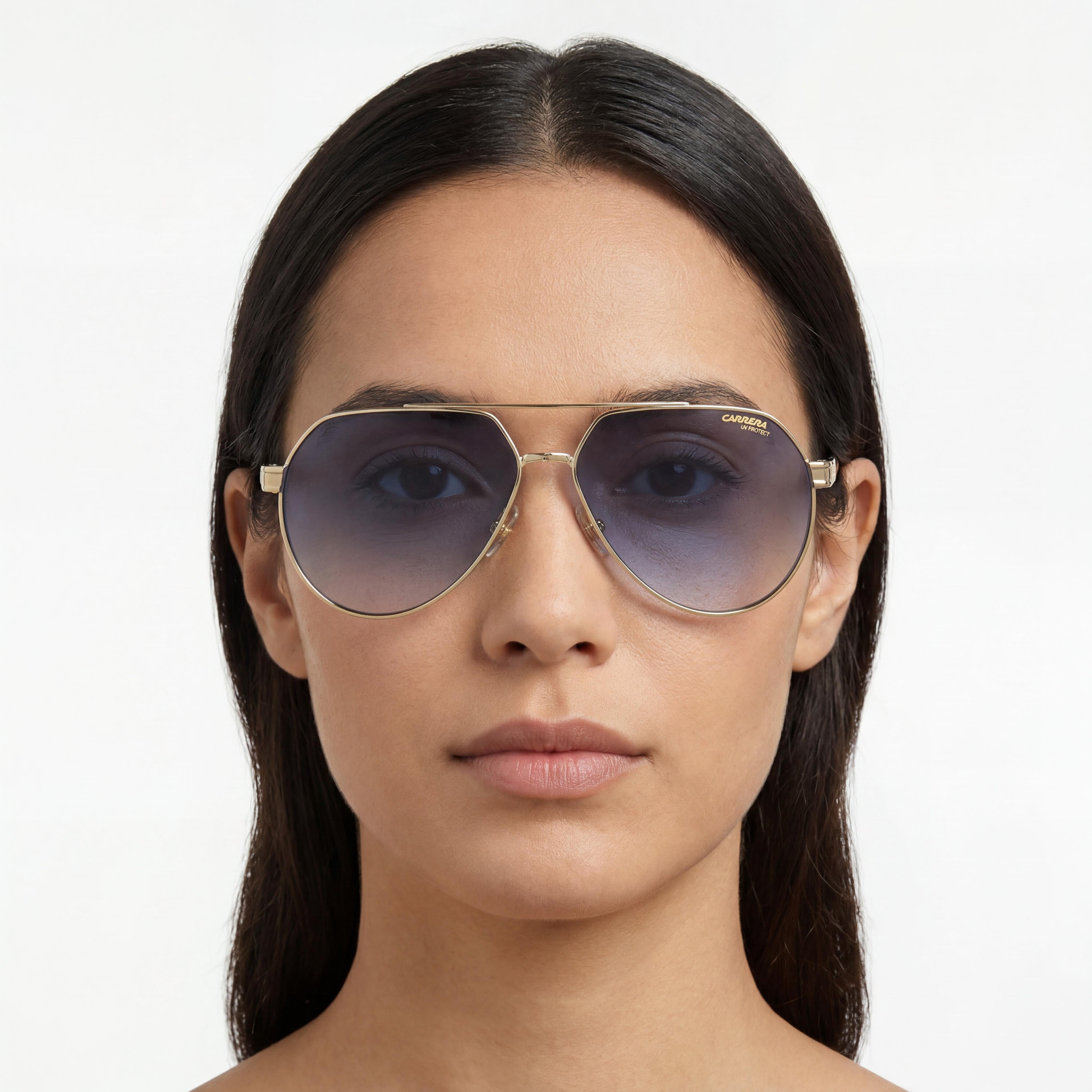 Carrera 1067/S Women's Gold Acetate Frame Sunglasses, 62mm, Photo 5