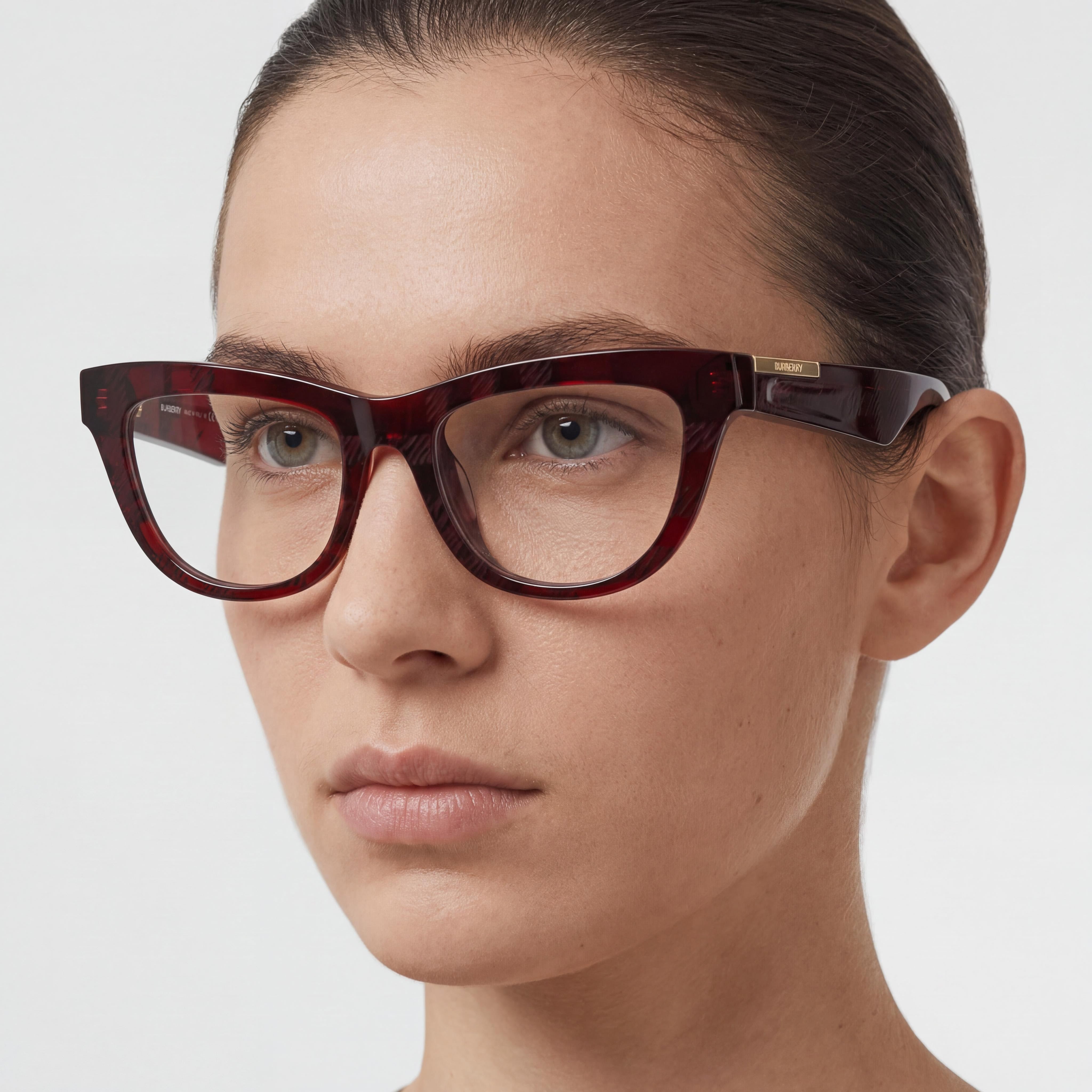 Burberry 0BE2406U Women's Gold Acetate Frame Eyeglasses 50mm, Photo 4