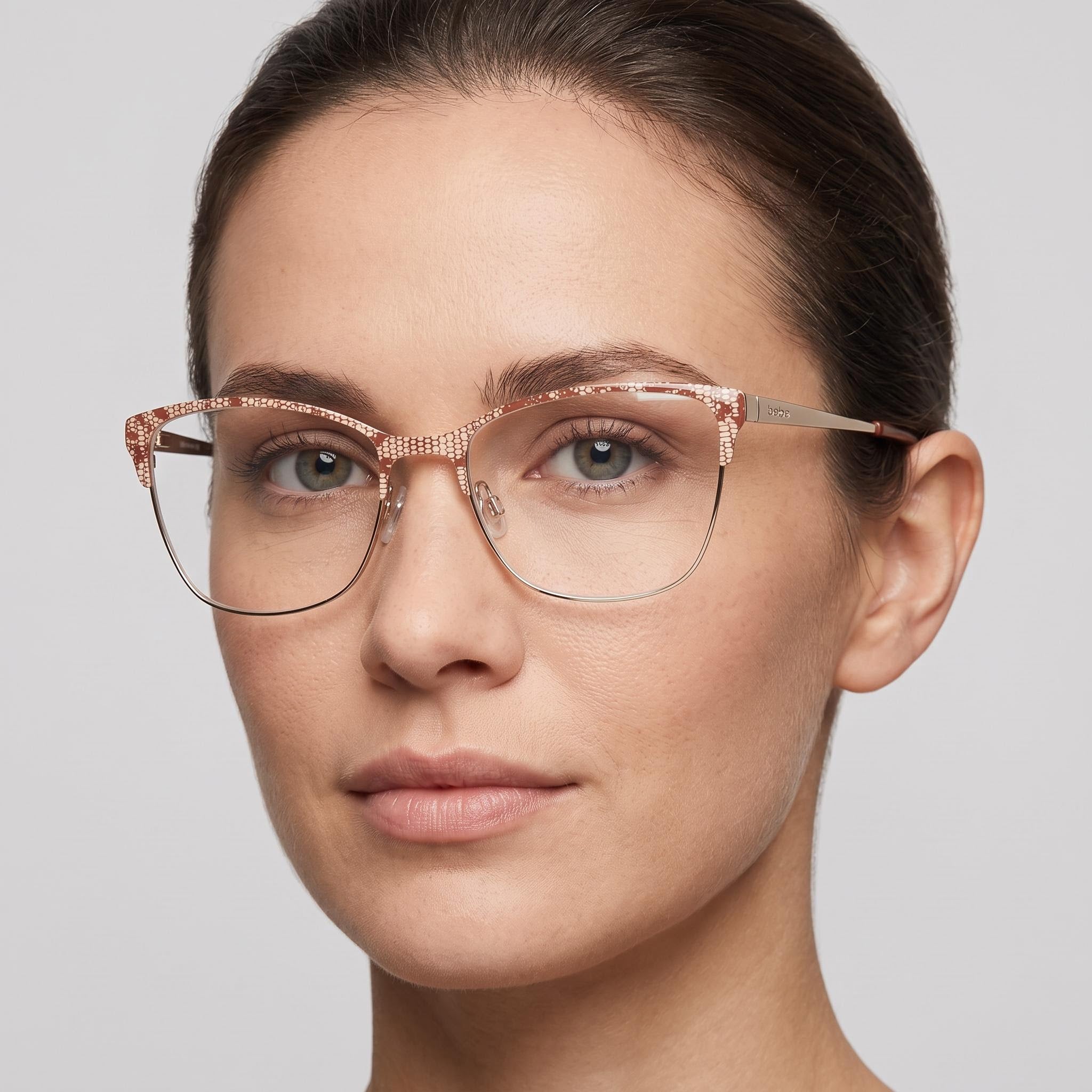 Gafas bebe Bb5221 para mujer con montura de acetato en color Topaz Lace, tamaño 52-16-135, Photo 4