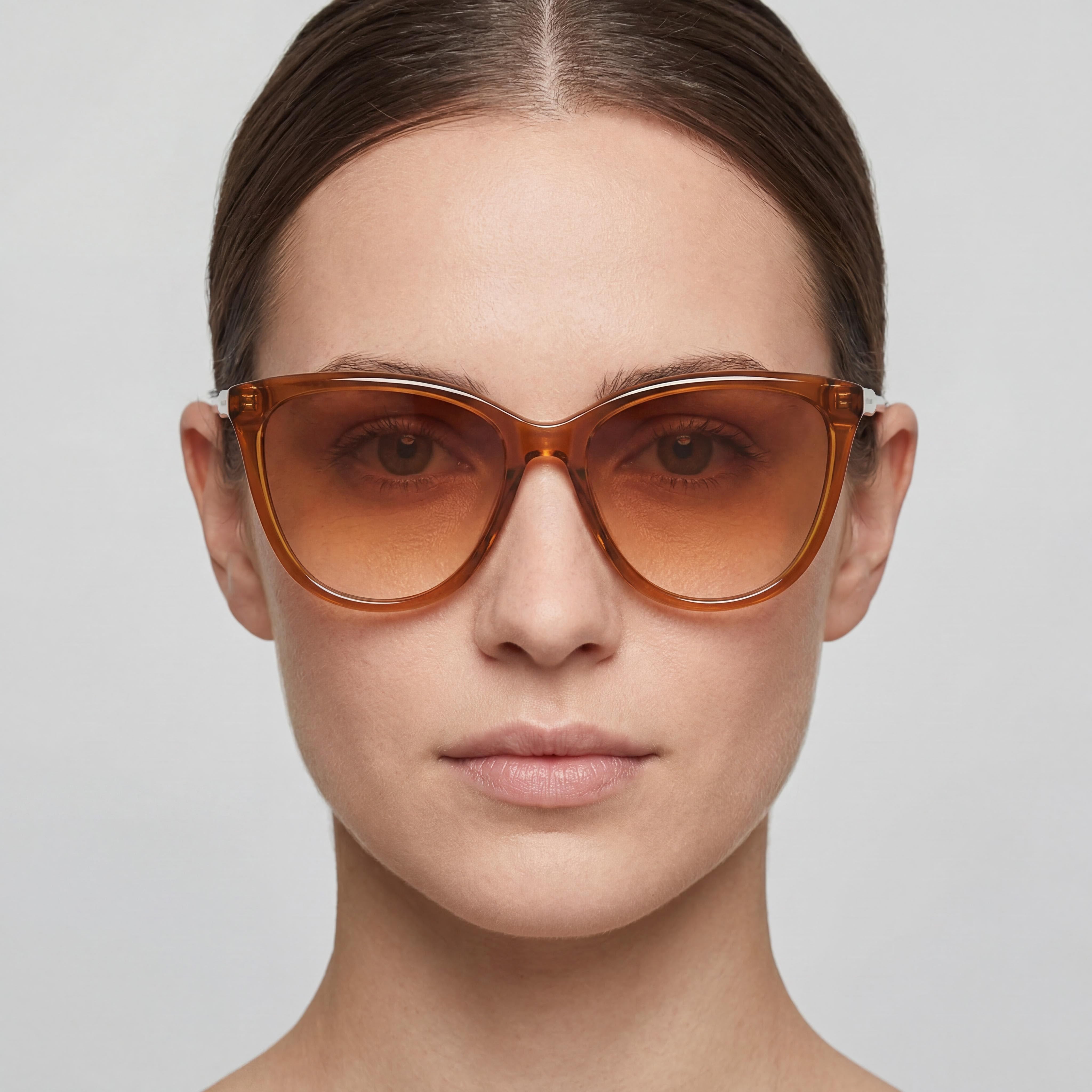 Longchamp Lo718s Women's Acetate Sunglasses, Brown Frame, Brown Polycarbonate Lenses, 56mm, Photo 5