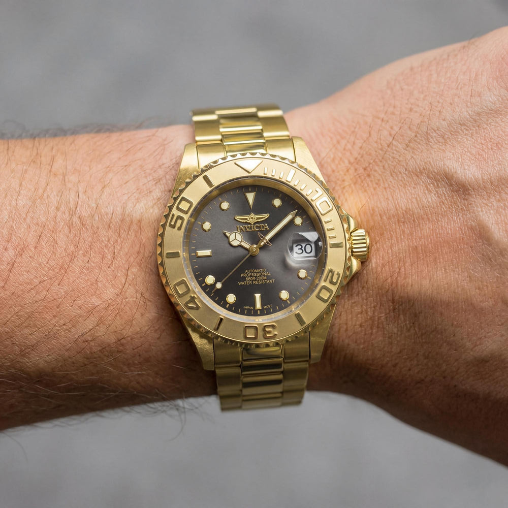 Reloj Invicta Pro Diver 15848 para hombre, dorado y negro, 40 mm